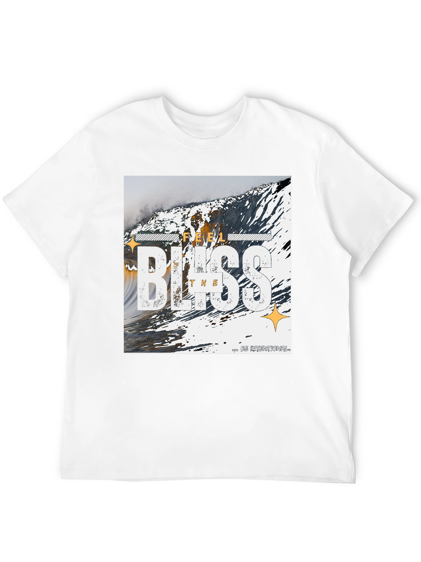 Feel the Bliss Graphic Print T-Shirt