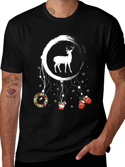 Festive Deer Dreamcatcher T-Shirt