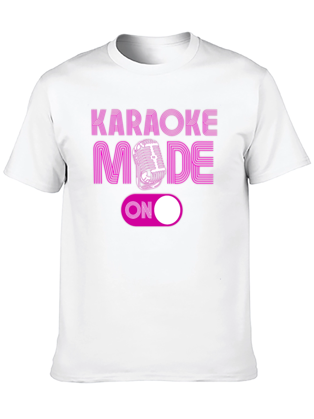 Karaoke Mode On T-Shirt - Fun Party Tee