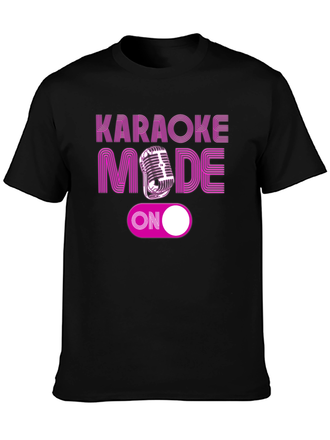 Karaoke Mode On T-Shirt - Fun Party Tee