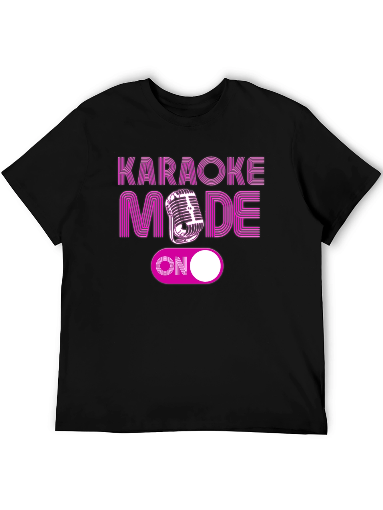 Karaoke Mode On T-Shirt - Fun Party Tee