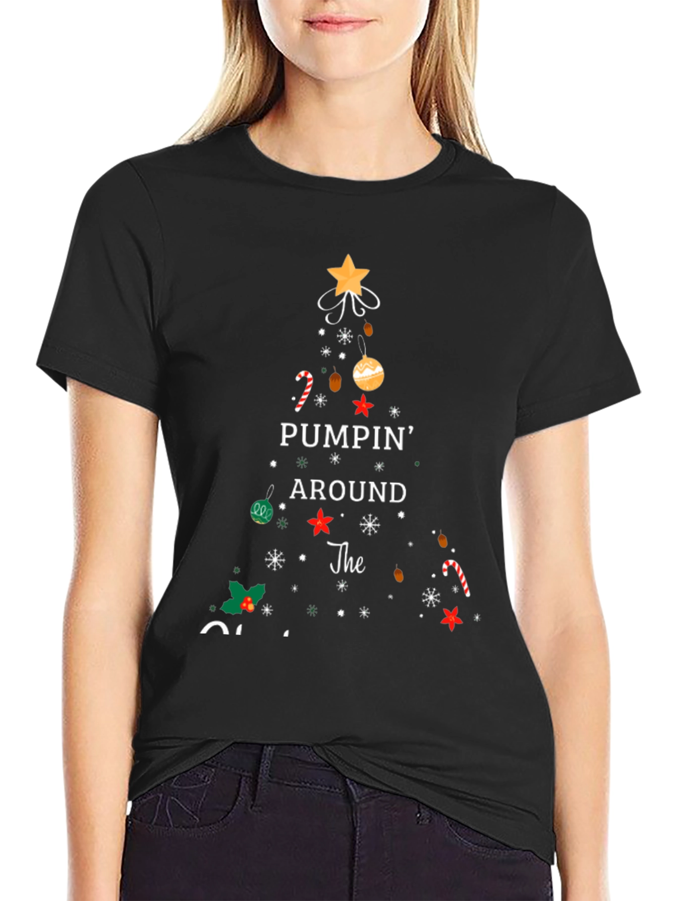 Pumpin Around Christmas Tee