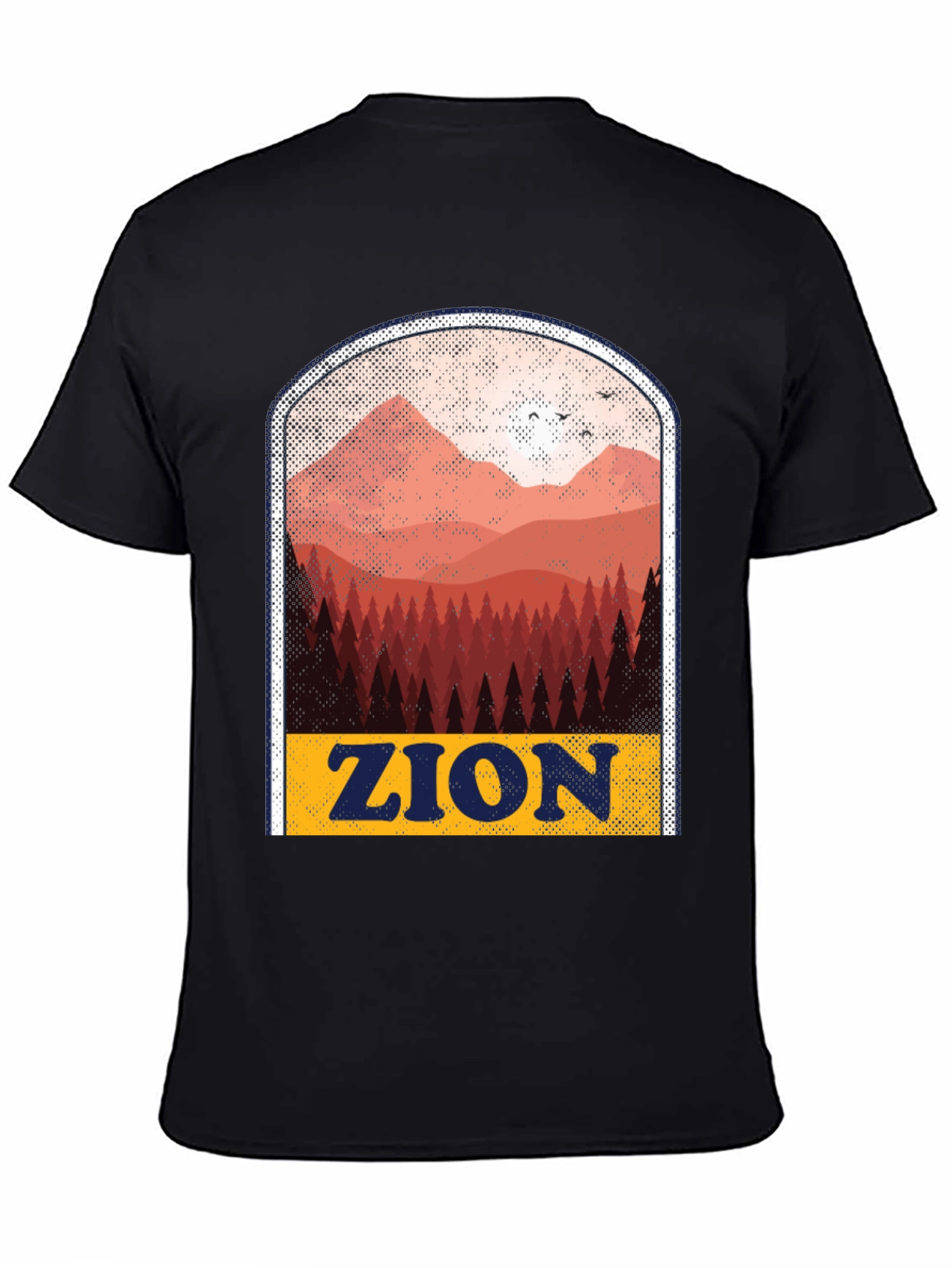 Zion National Park T-Shirt - Retro Mountain Design
