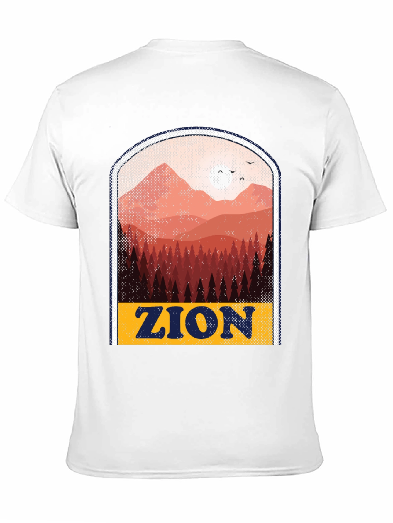 Zion National Park T-Shirt - Retro Mountain Design