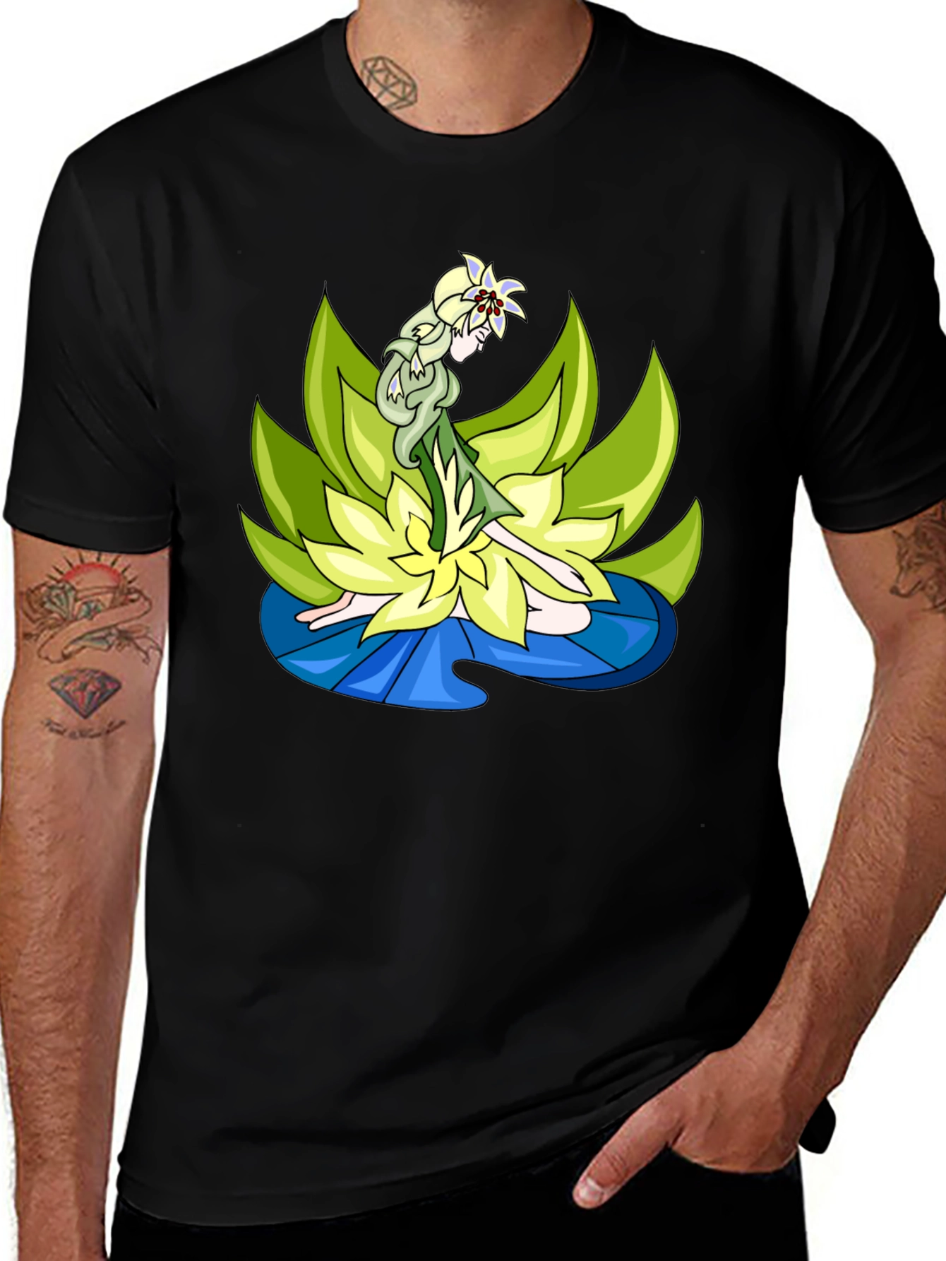 Lotus Fairy Graphic T-Shirt
