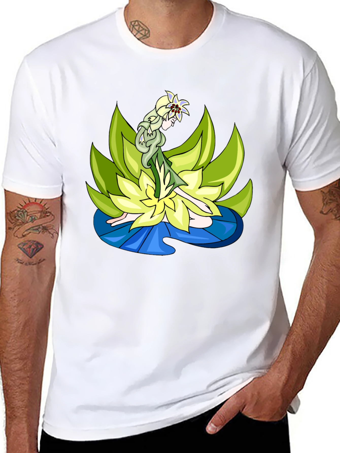 Lotus Fairy Graphic T-Shirt
