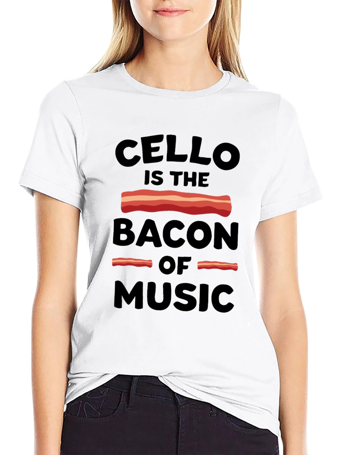 Cello is the Bacon of Music Graphic Tee