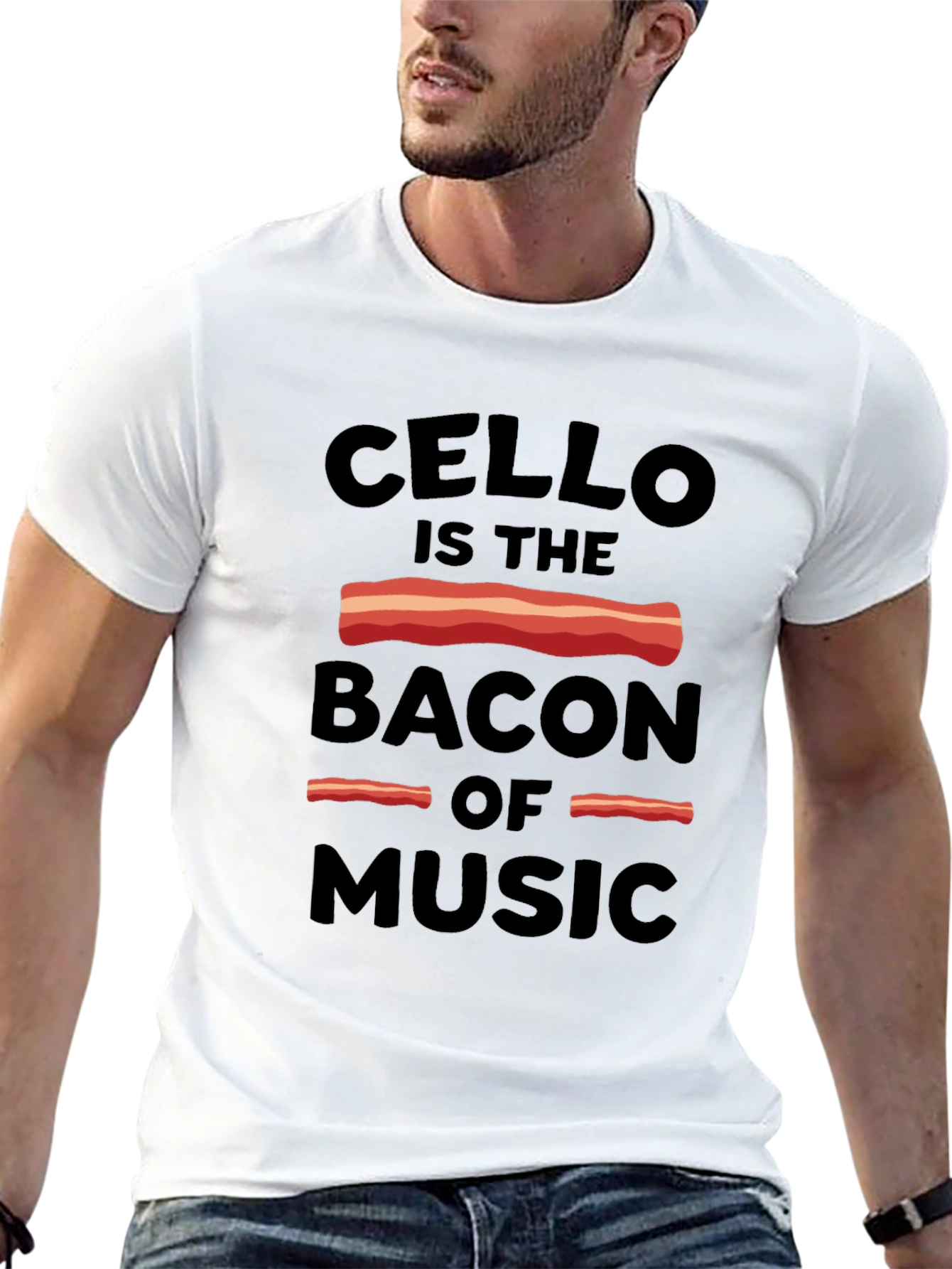 Cello is the Bacon of Music Graphic Tee
