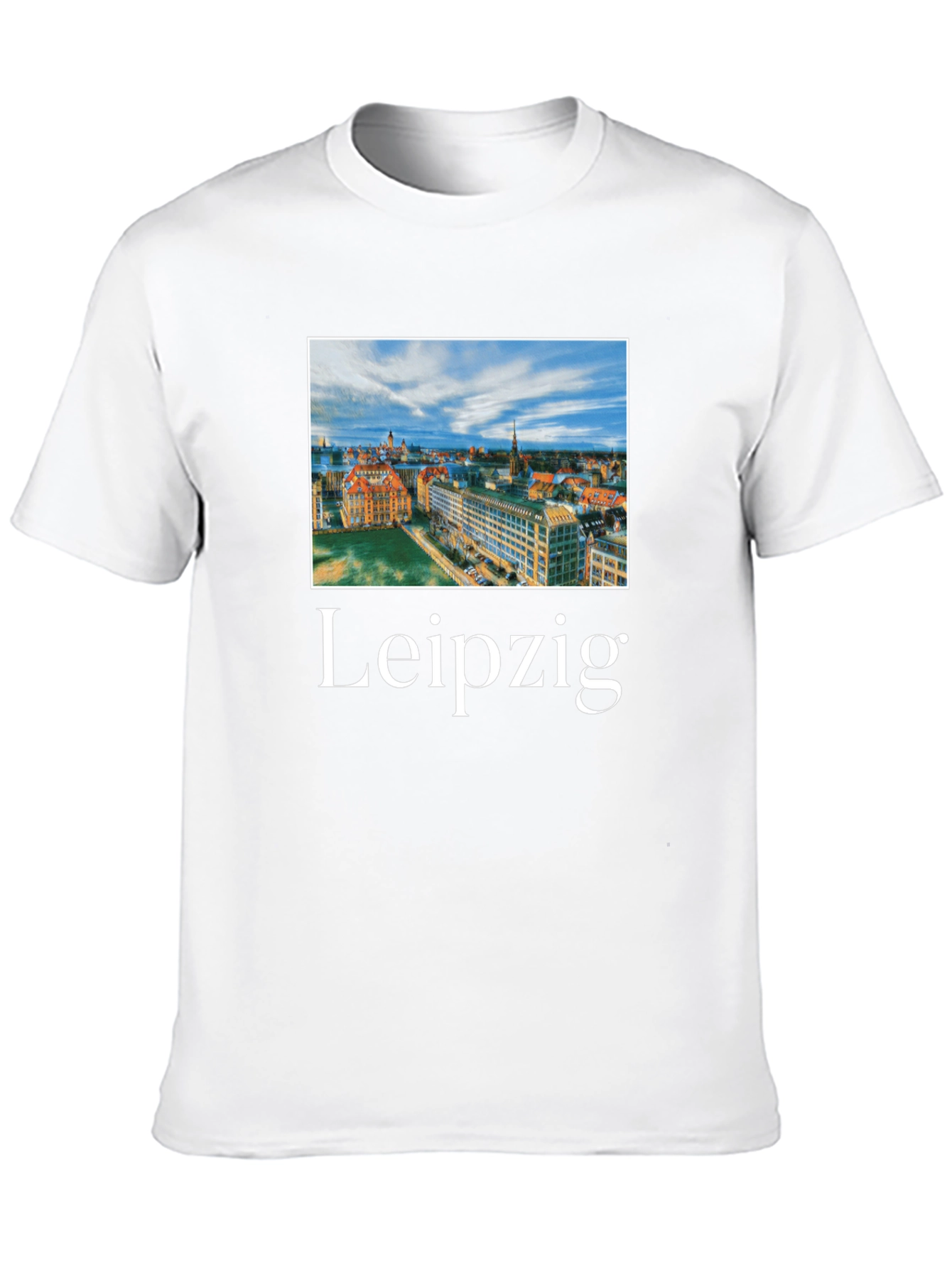 Leipzig Cityscape Graphic T-Shirt