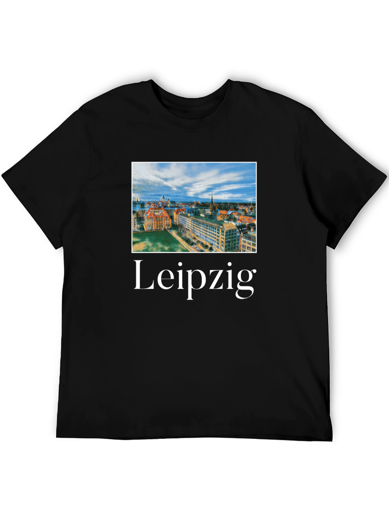 Leipzig Cityscape Graphic T-Shirt