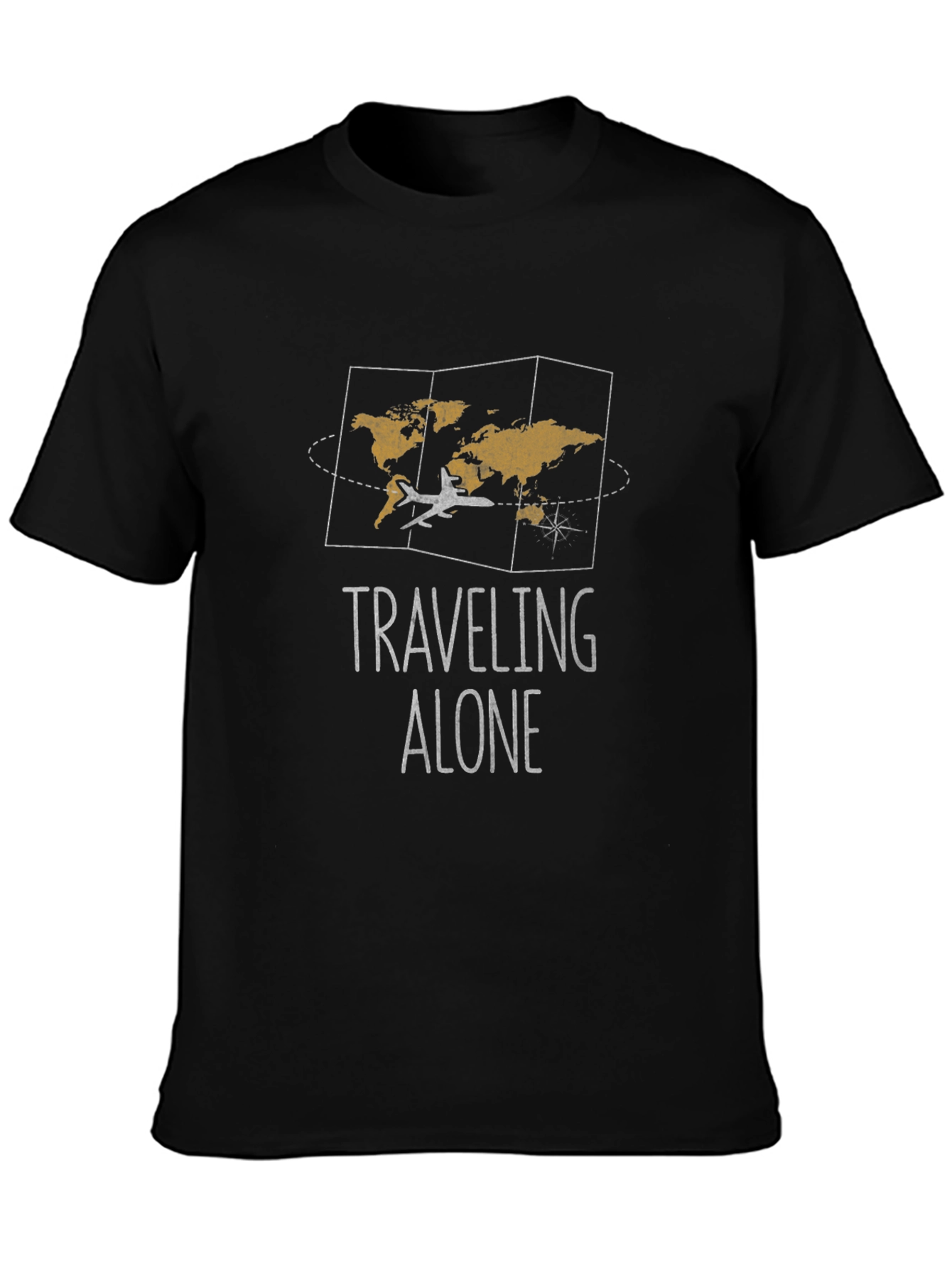 Traveling Alone Graphic T-Shirt