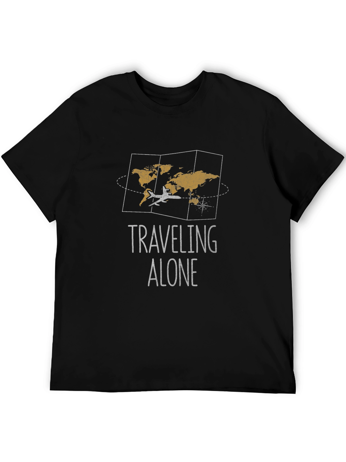 Traveling Alone Graphic T-Shirt