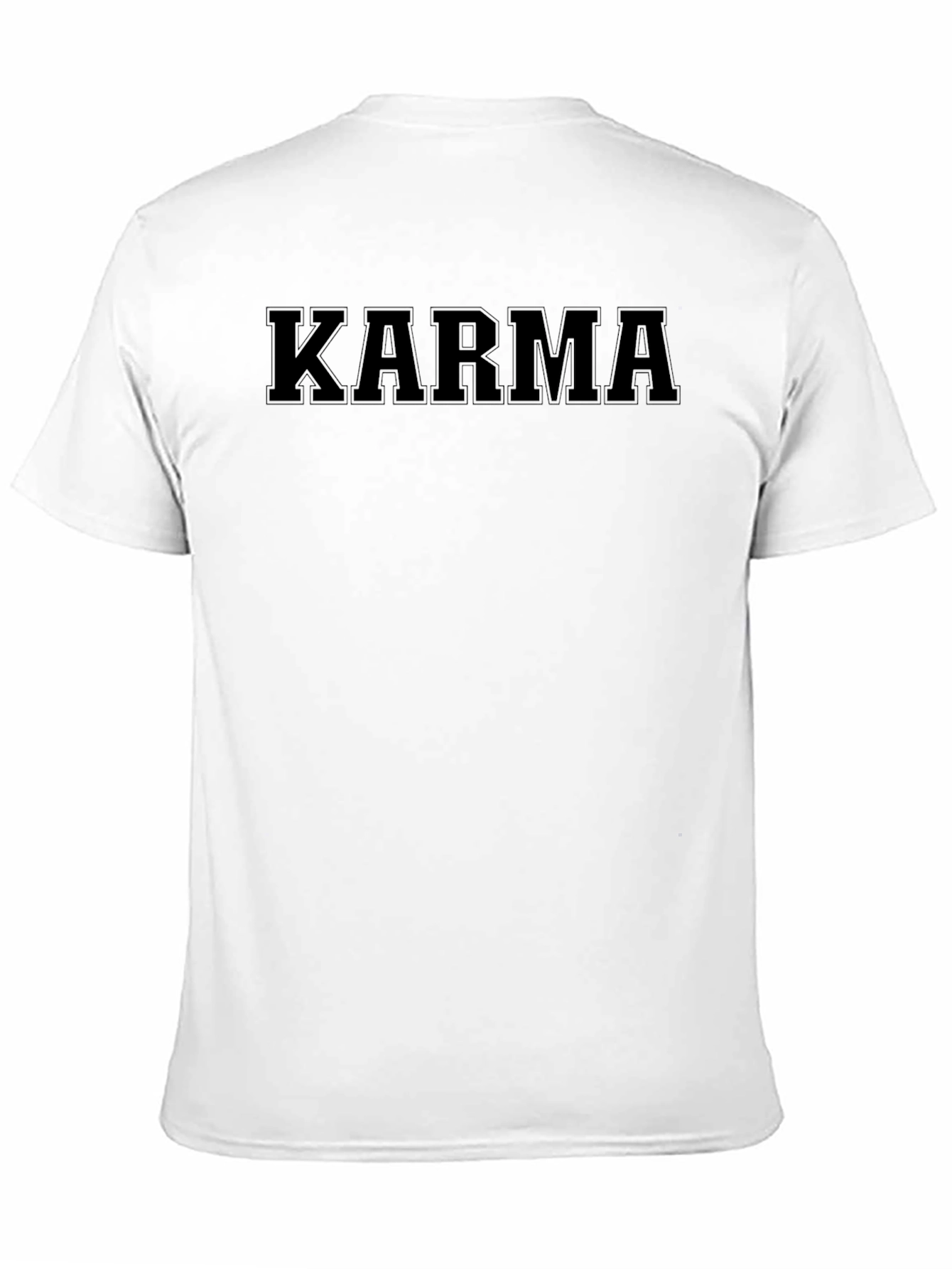 Karma Graphic T-Shirt - Casual Style