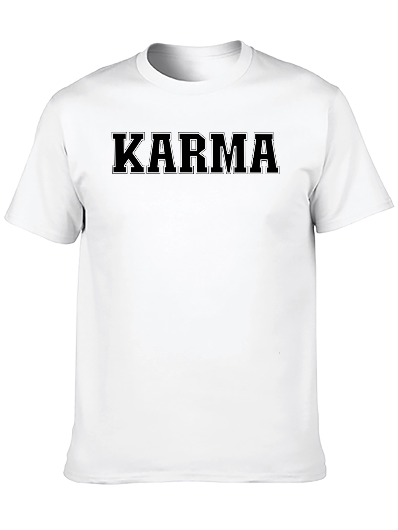 Karma Graphic T-Shirt - Casual Style