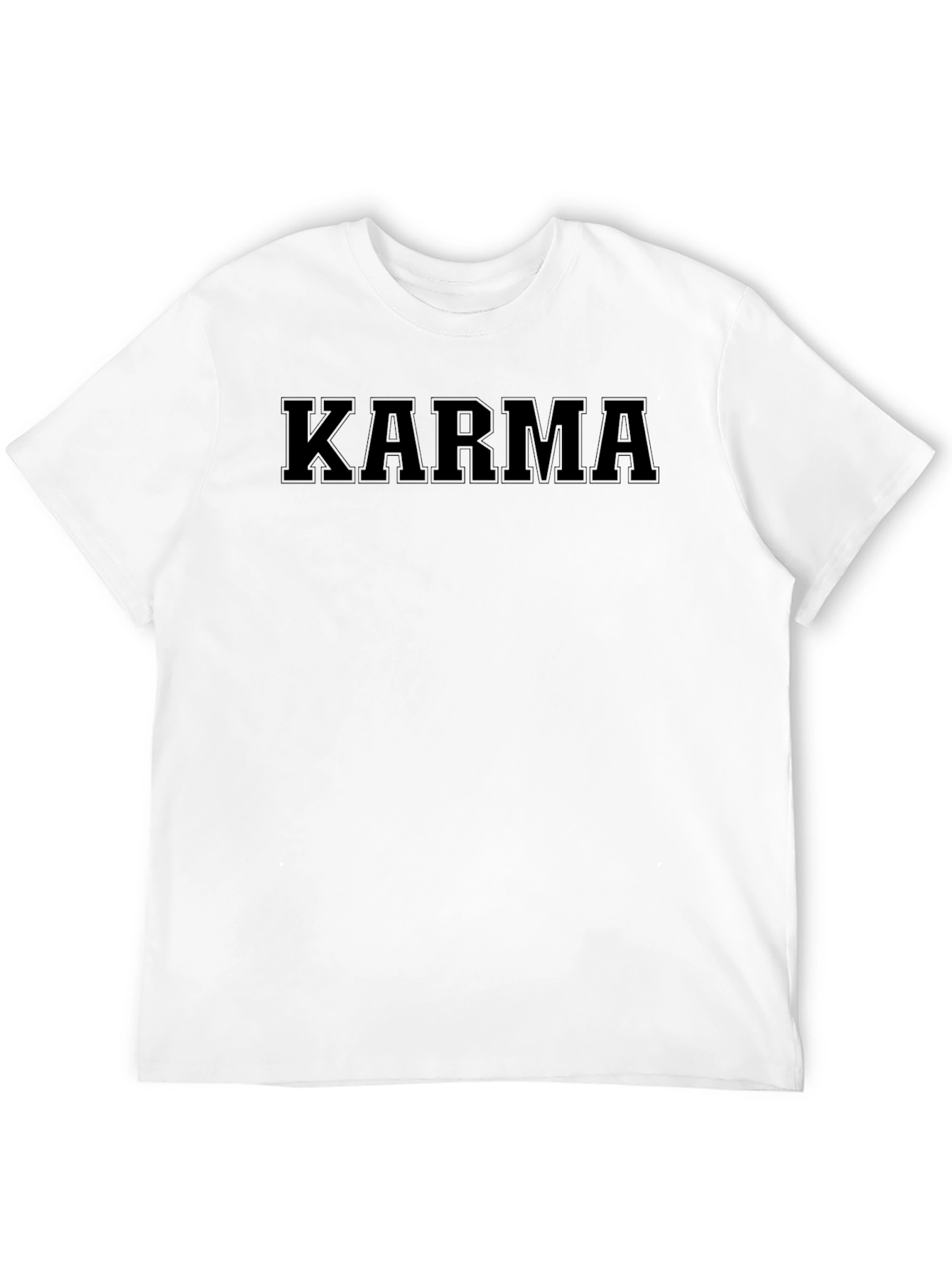 Karma Graphic T-Shirt - Casual Style
