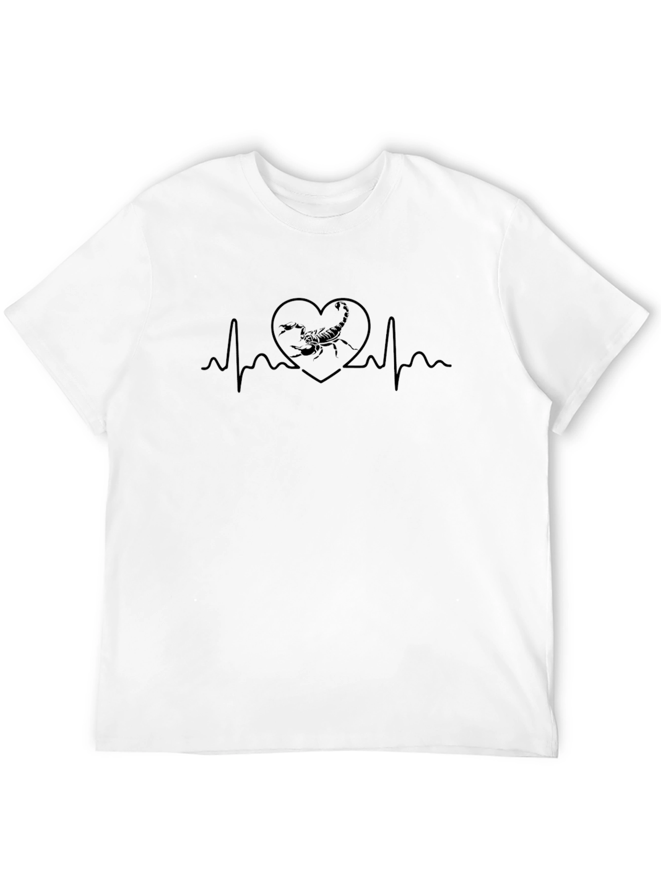 Scorpion Heartbeat Graphic Tee - Black