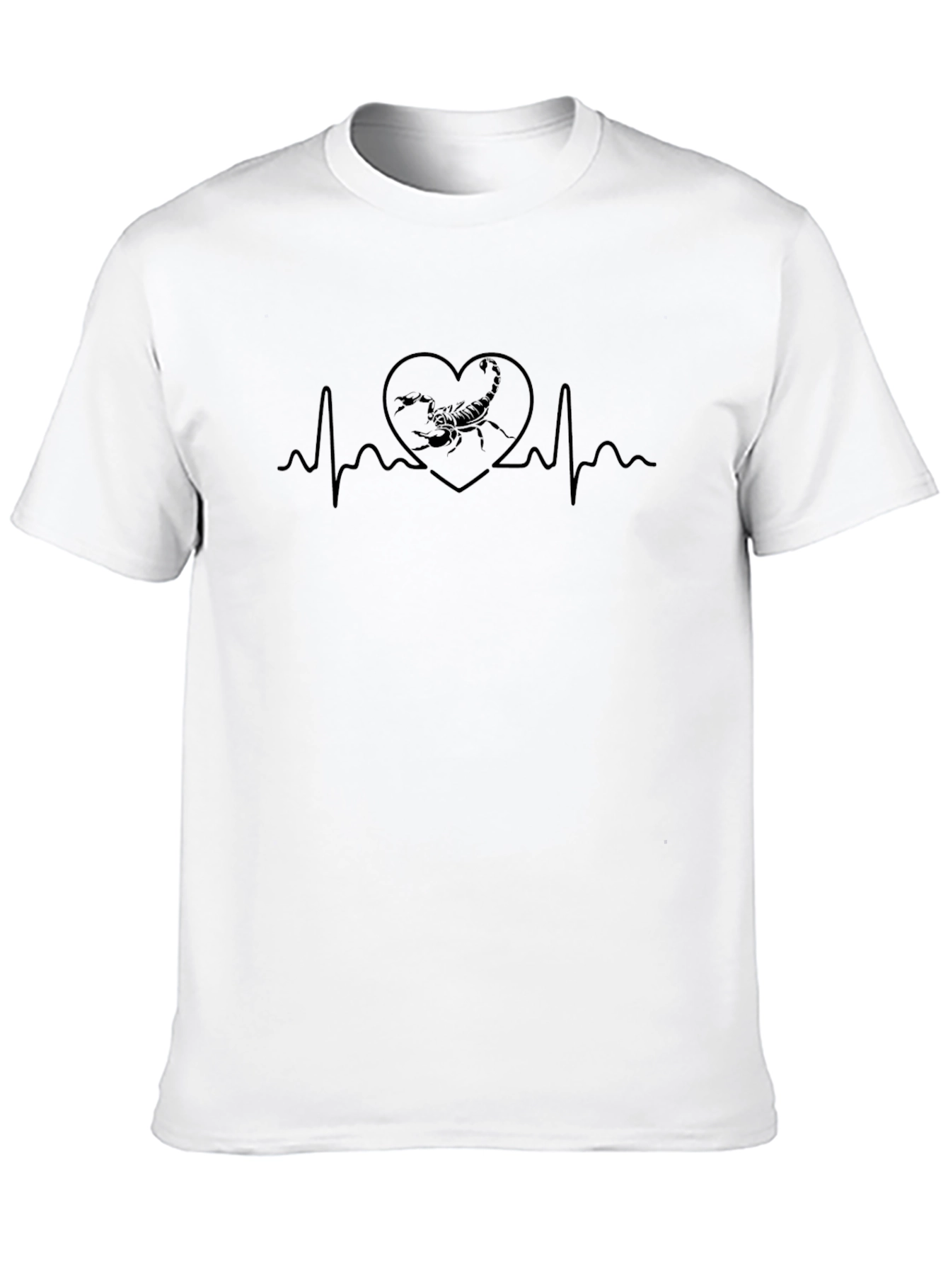 Scorpion Heartbeat Graphic Tee - Black