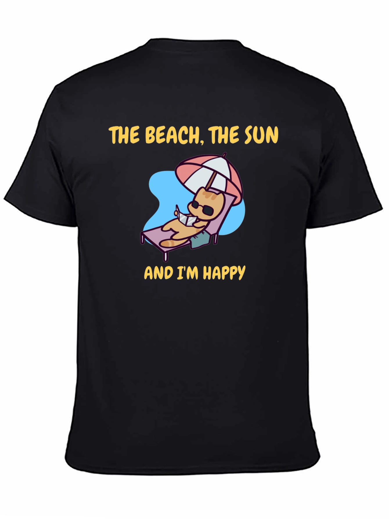 Beach Cat T-Shirt - Vacation Vibes