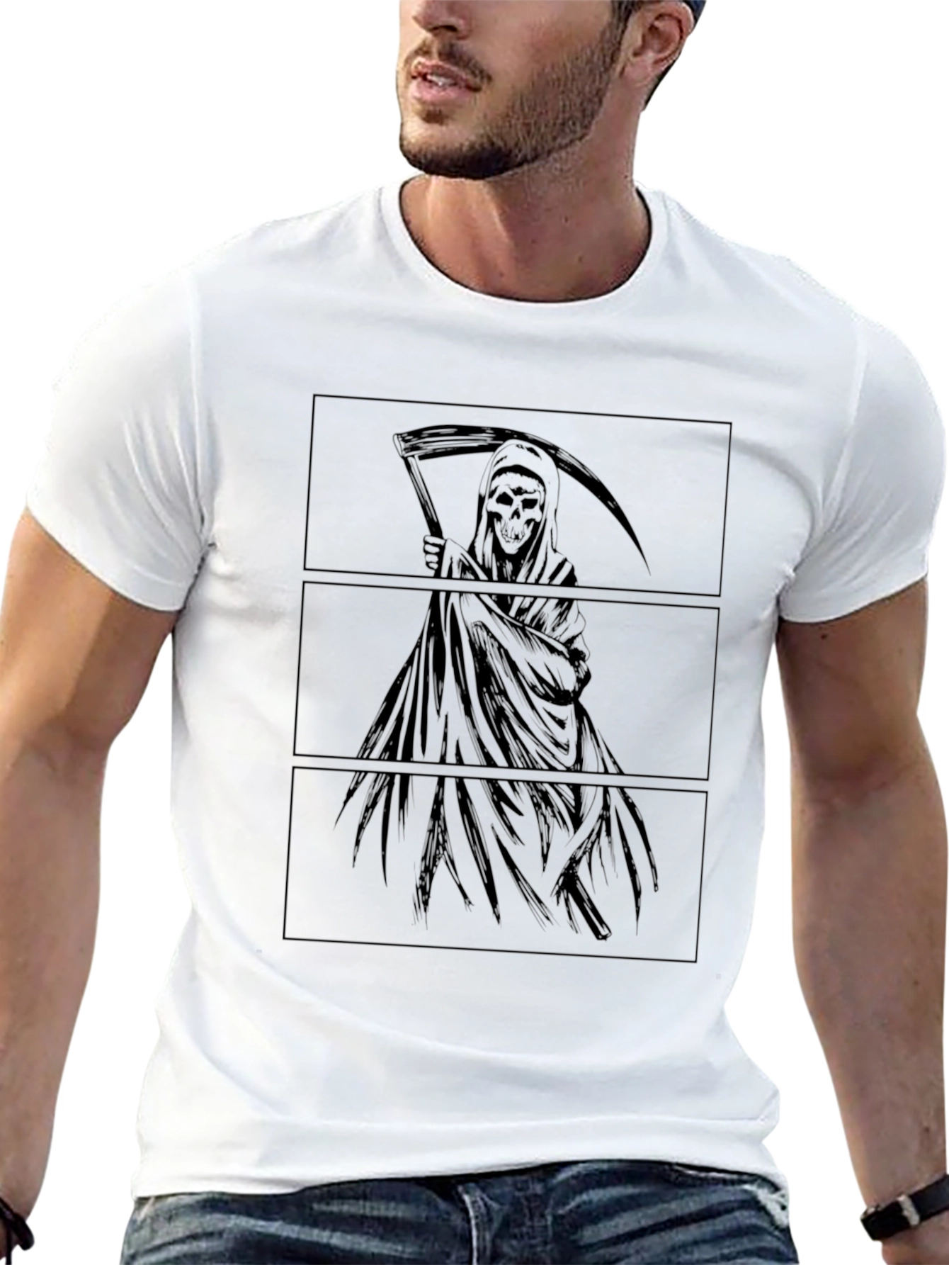 Grim Reaper T-Shirt - Mens Graphic Tee
