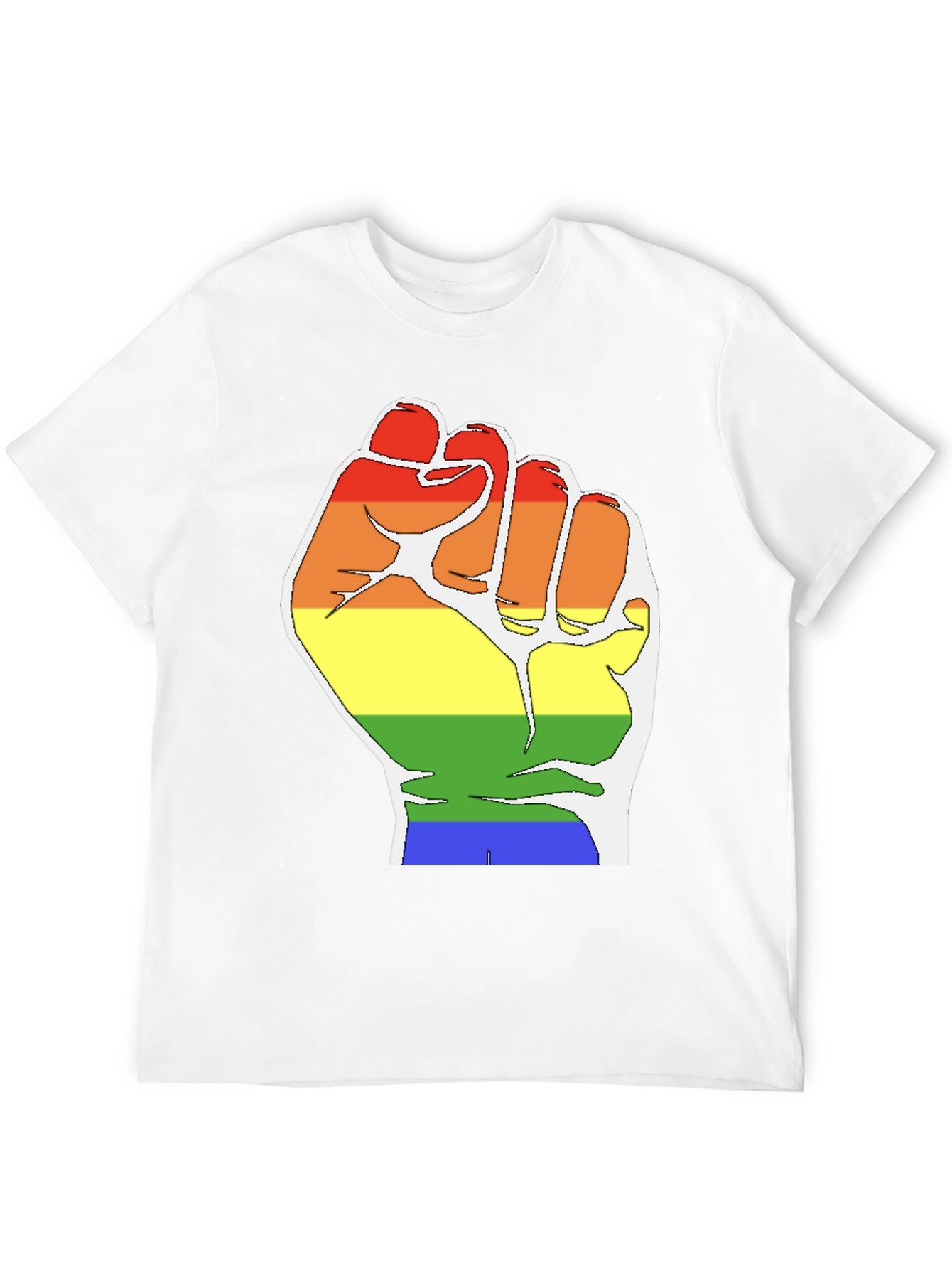 Pride Fist T-Shirt - Black LGBTQ Equality Tee