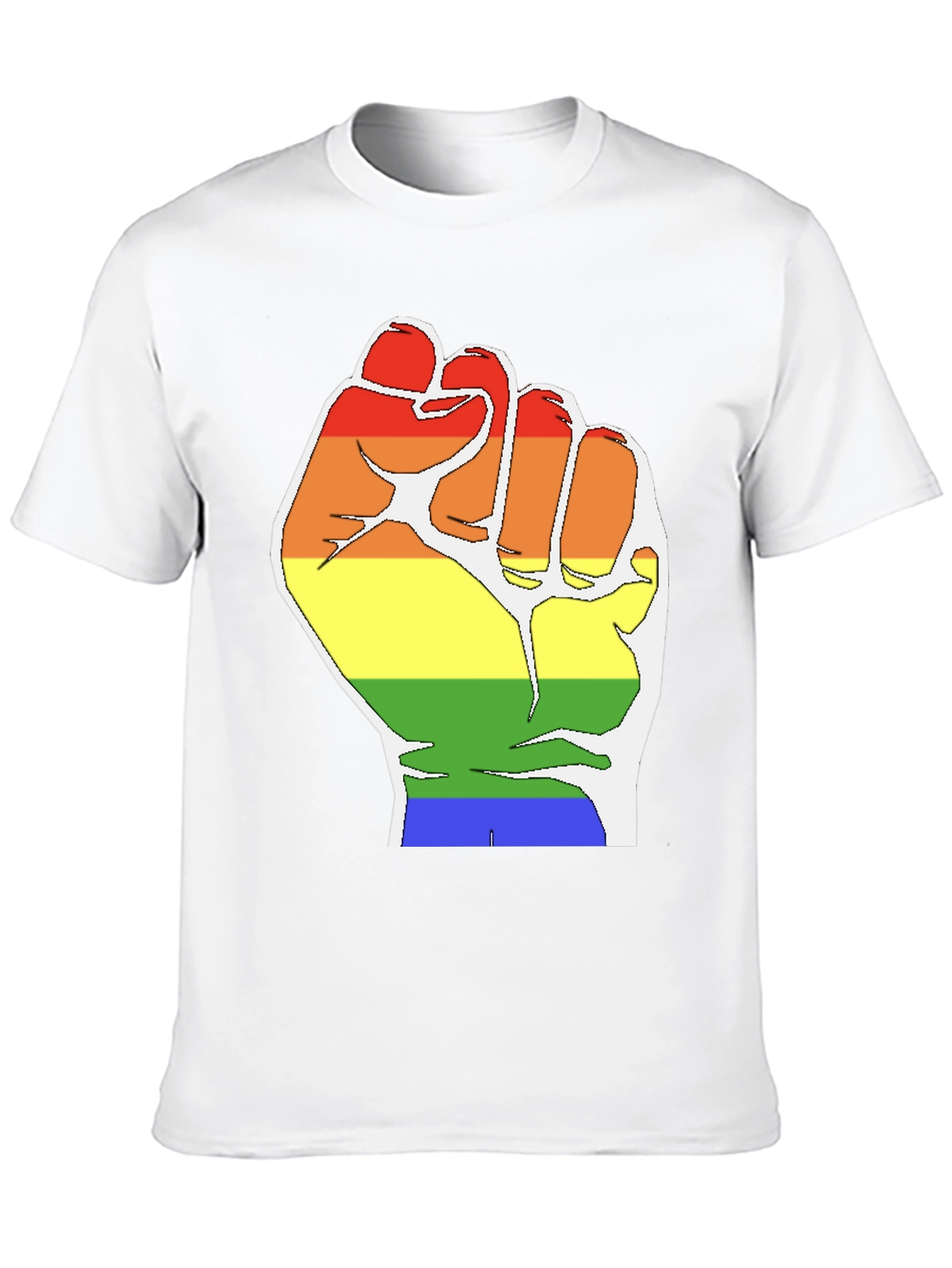 Pride Fist T-Shirt - Black LGBTQ Equality Tee