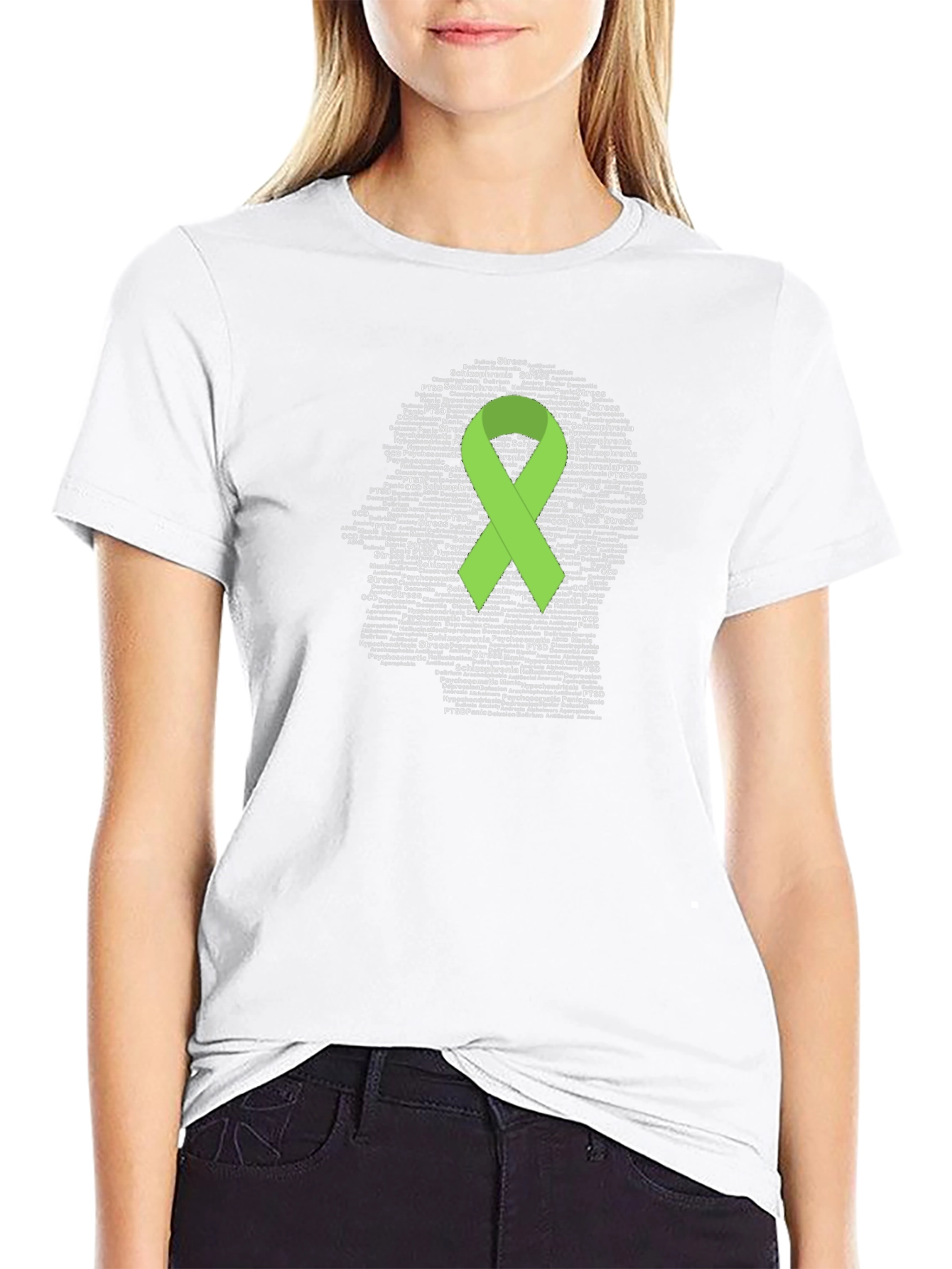 Mental Health Awareness Ribbon T-Shirt