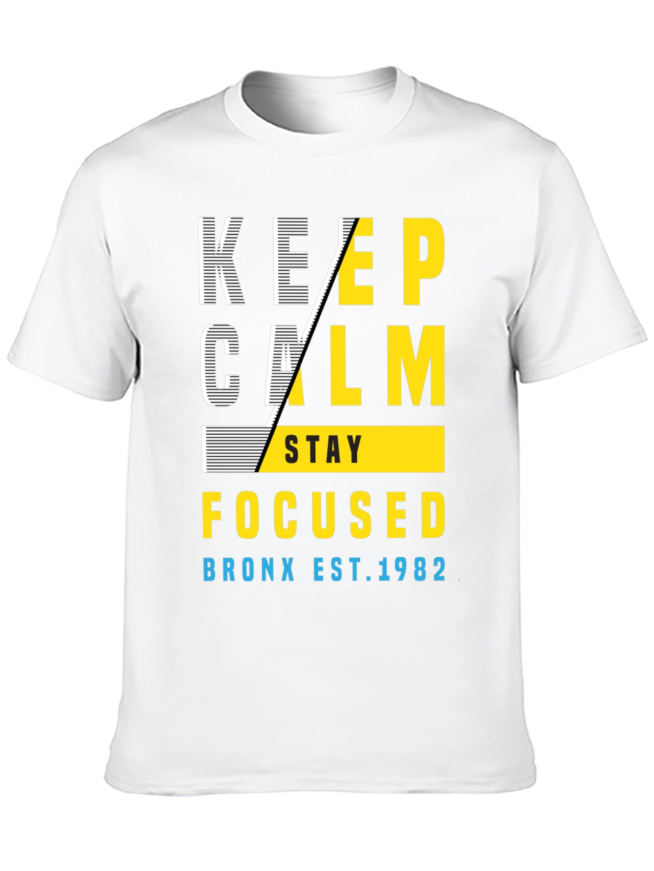 Keep Calm & Stay Focused Graphic T-Shirt