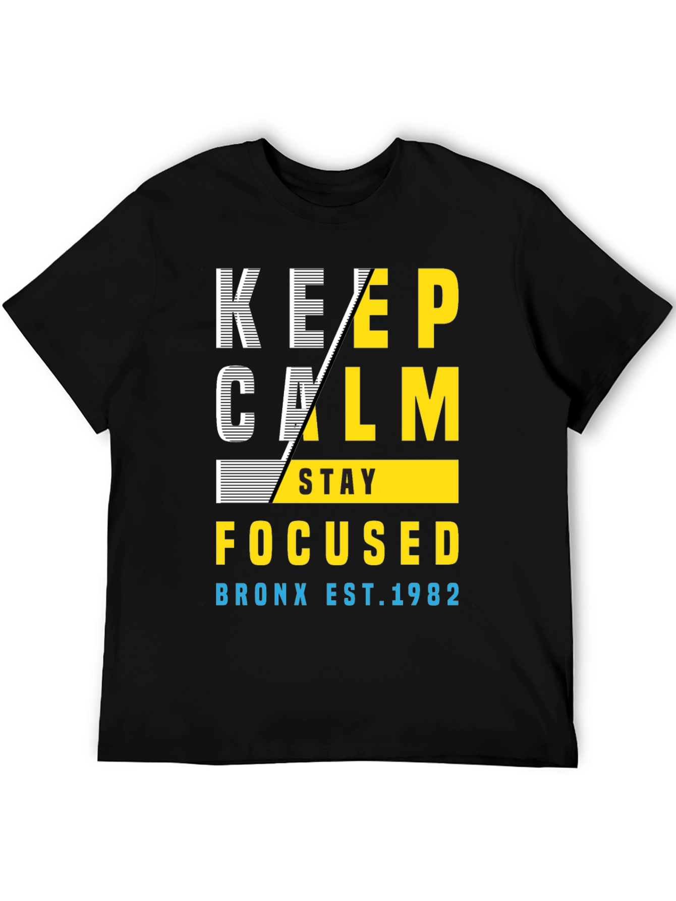 Keep Calm & Stay Focused Graphic T-Shirt