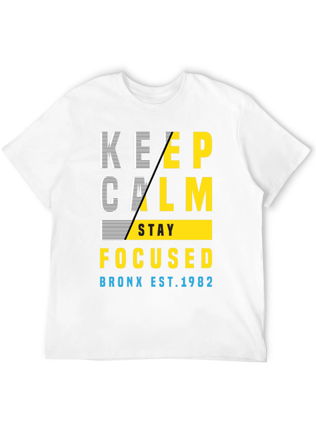 Keep Calm & Stay Focused Graphic T-Shirt