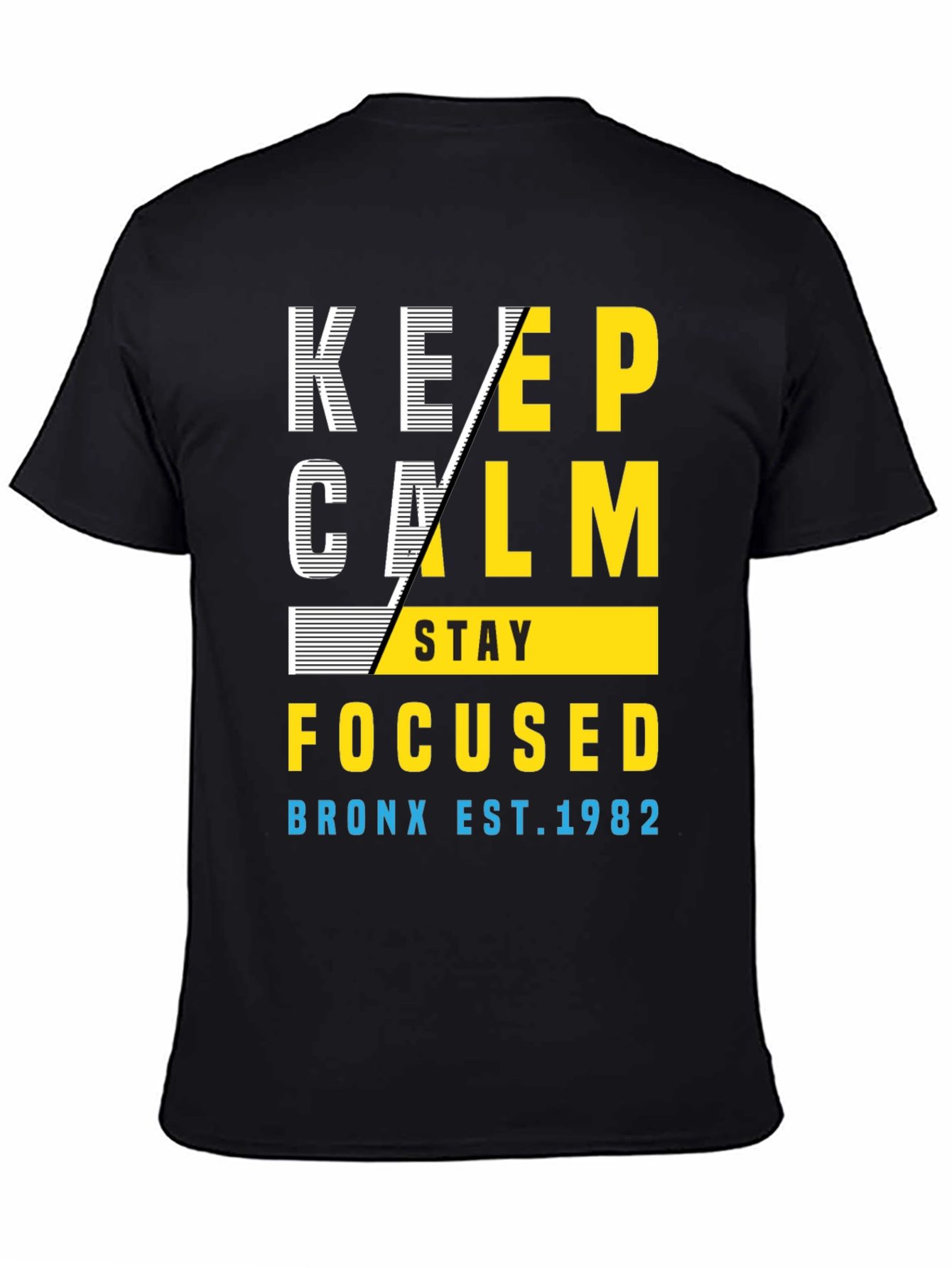 Keep Calm & Stay Focused Graphic T-Shirt