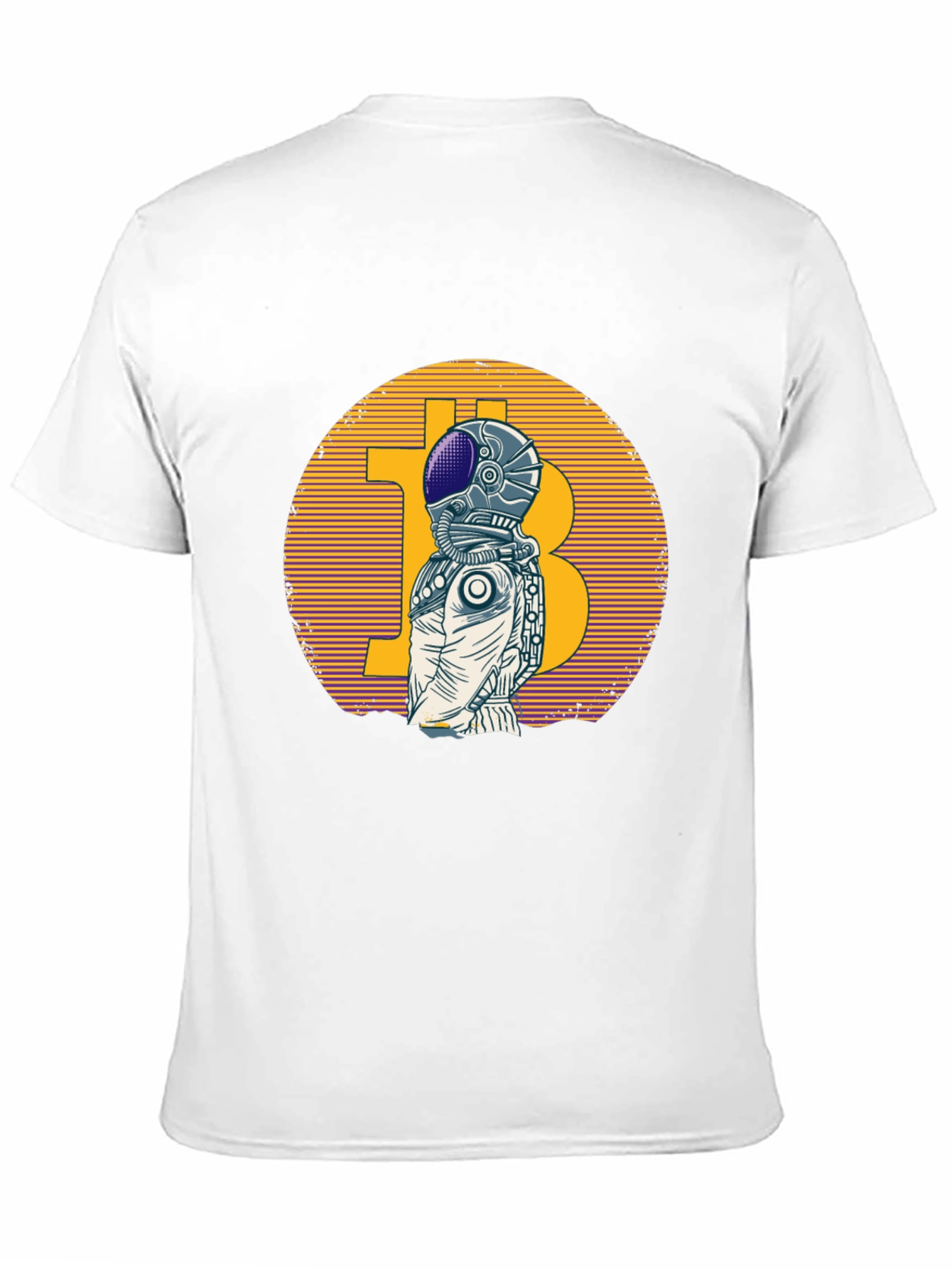 Bitcoin Astronaut Graphic T-Shirt - Crypto Space Tee