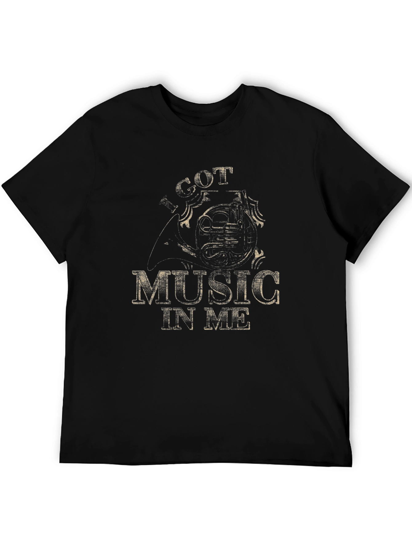 Got Music In Me Black T-Shirt