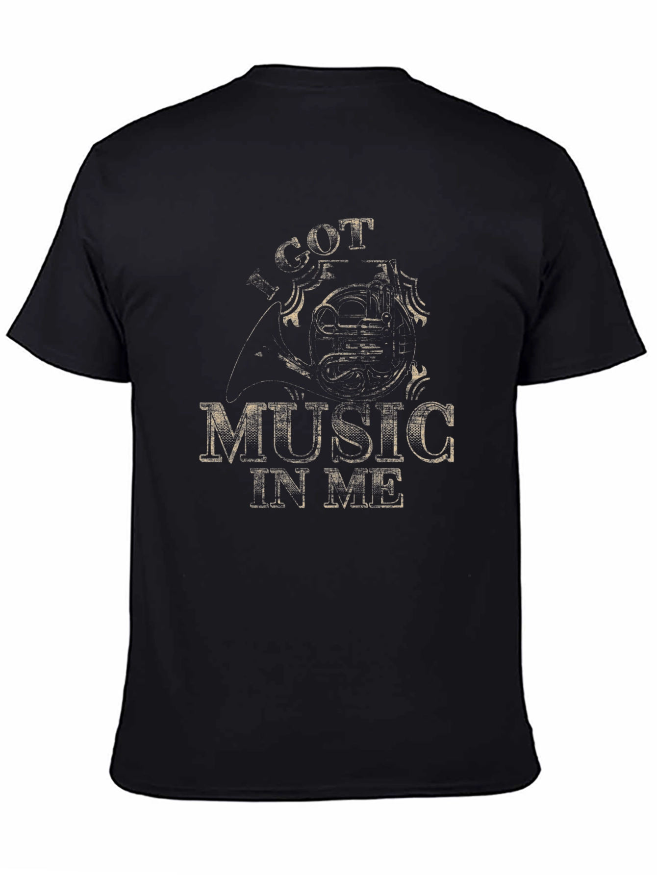 Got Music In Me Black T-Shirt