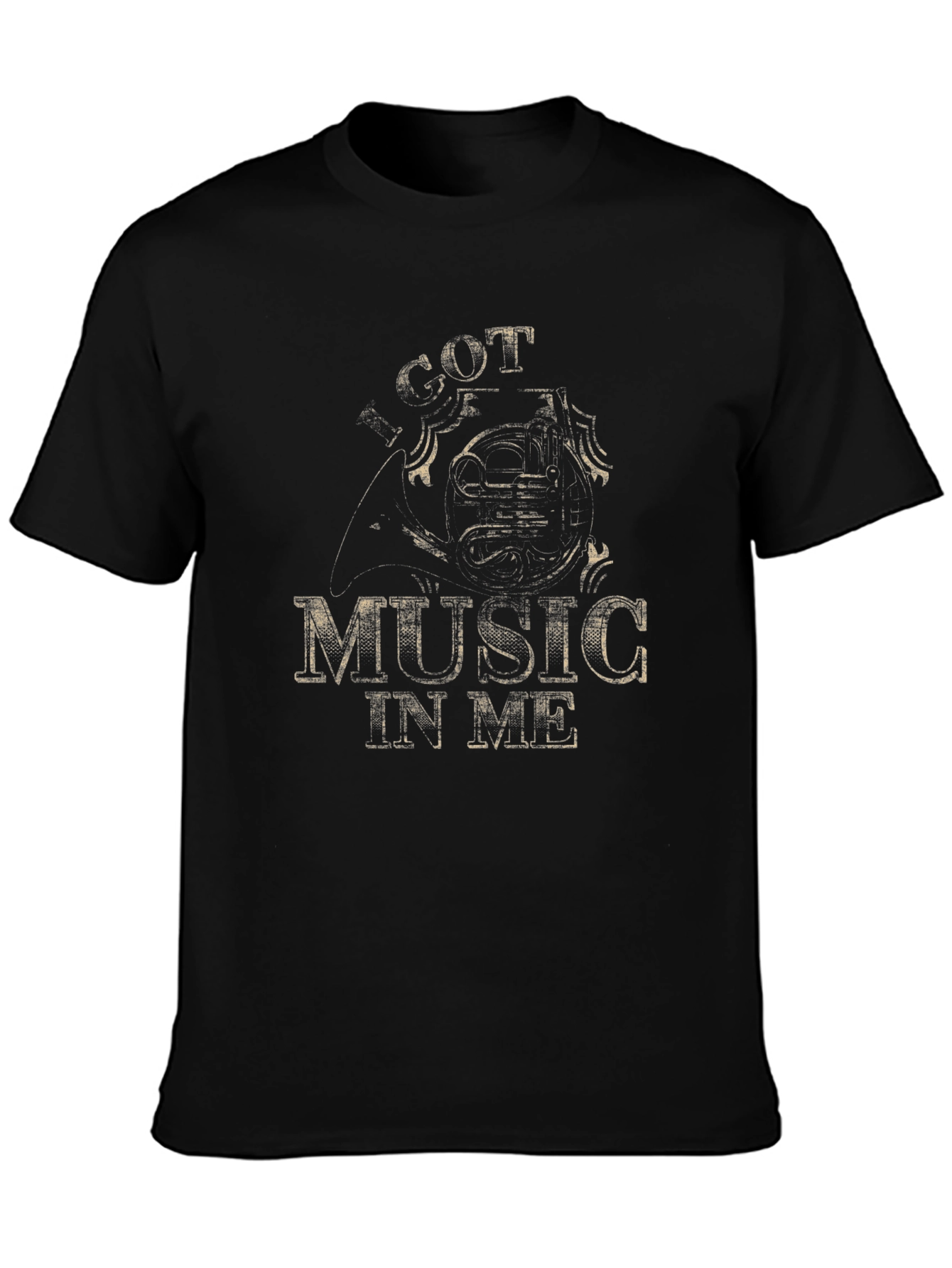 Got Music In Me Black T-Shirt