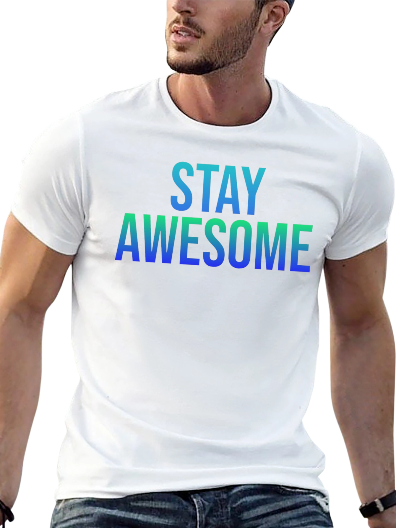 Stay Awesome Graphic T-Shirt