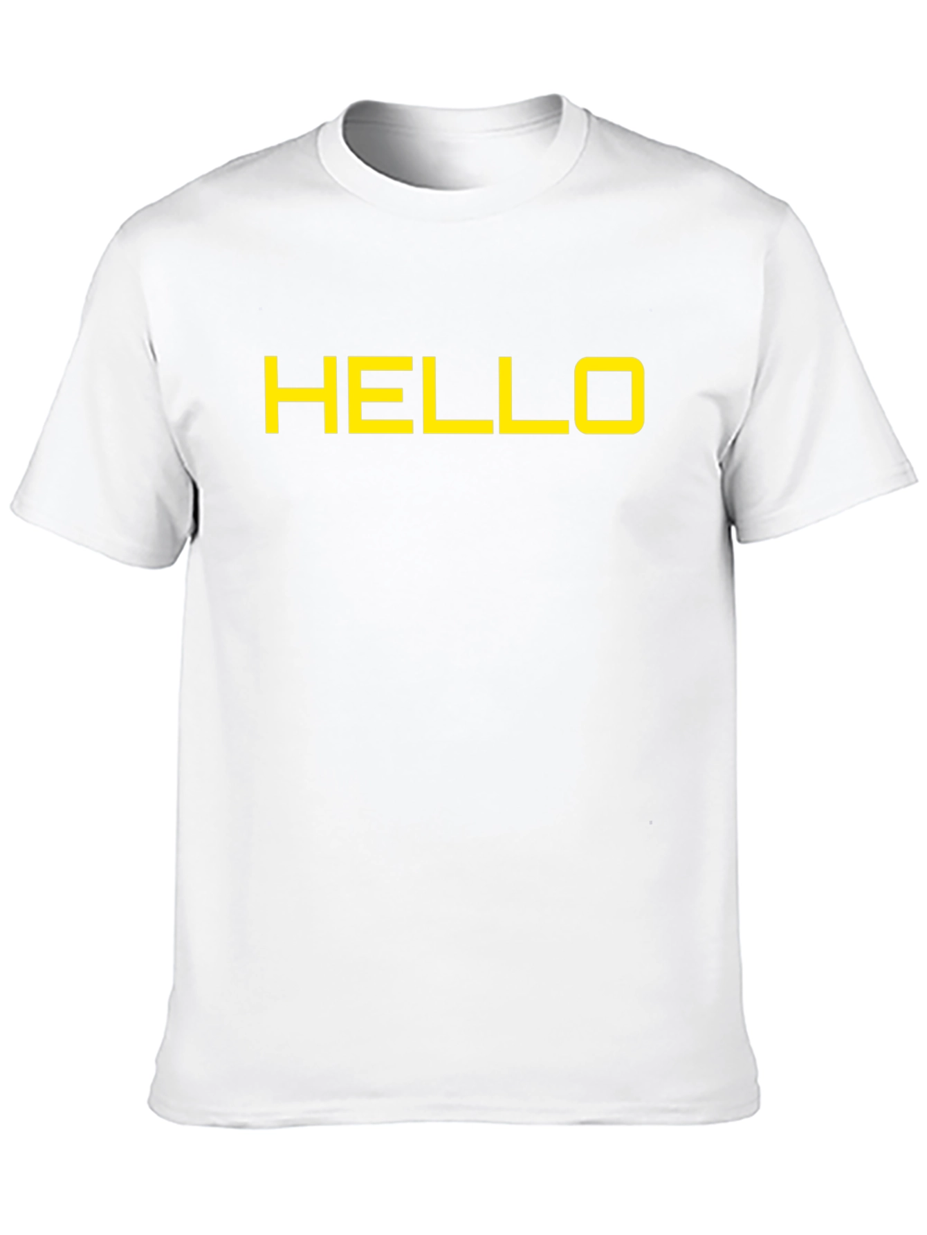 HELLO Graphic Print T-Shirt - Casual Comfort