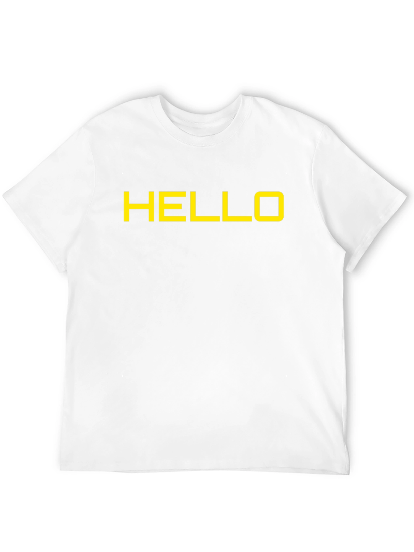 HELLO Graphic Print T-Shirt - Casual Comfort