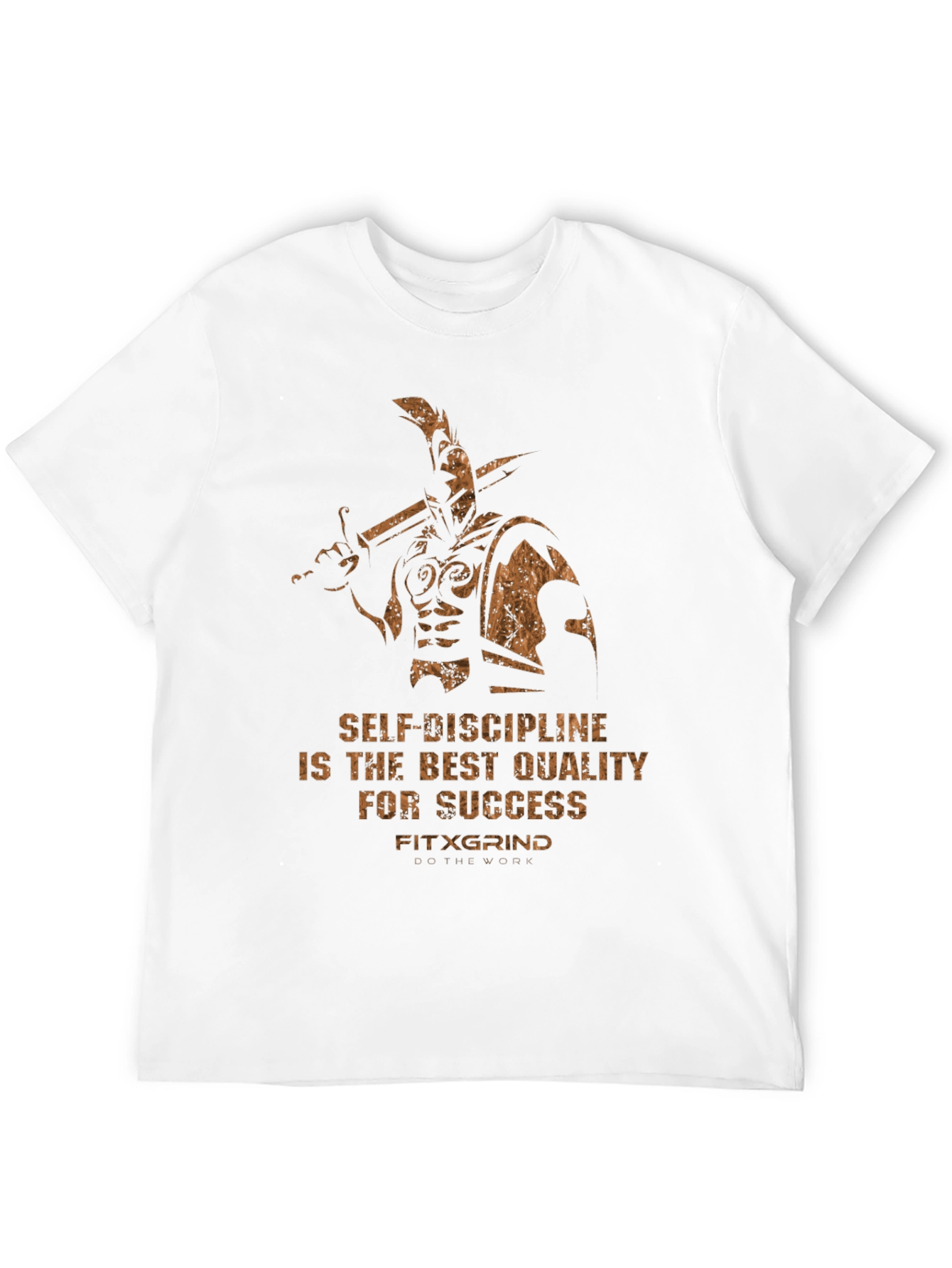 Motivational Warrior T-Shirt: Self-Discipline for Success