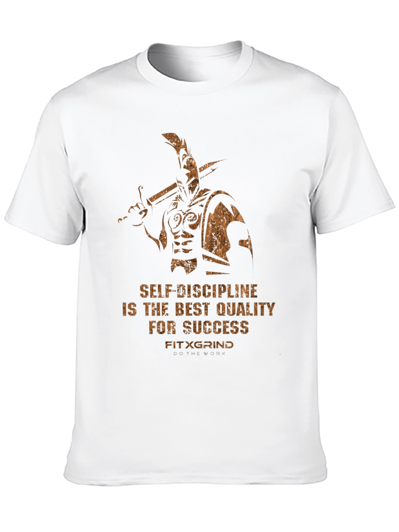 Motivational Warrior T-Shirt: Self-Discipline for Success