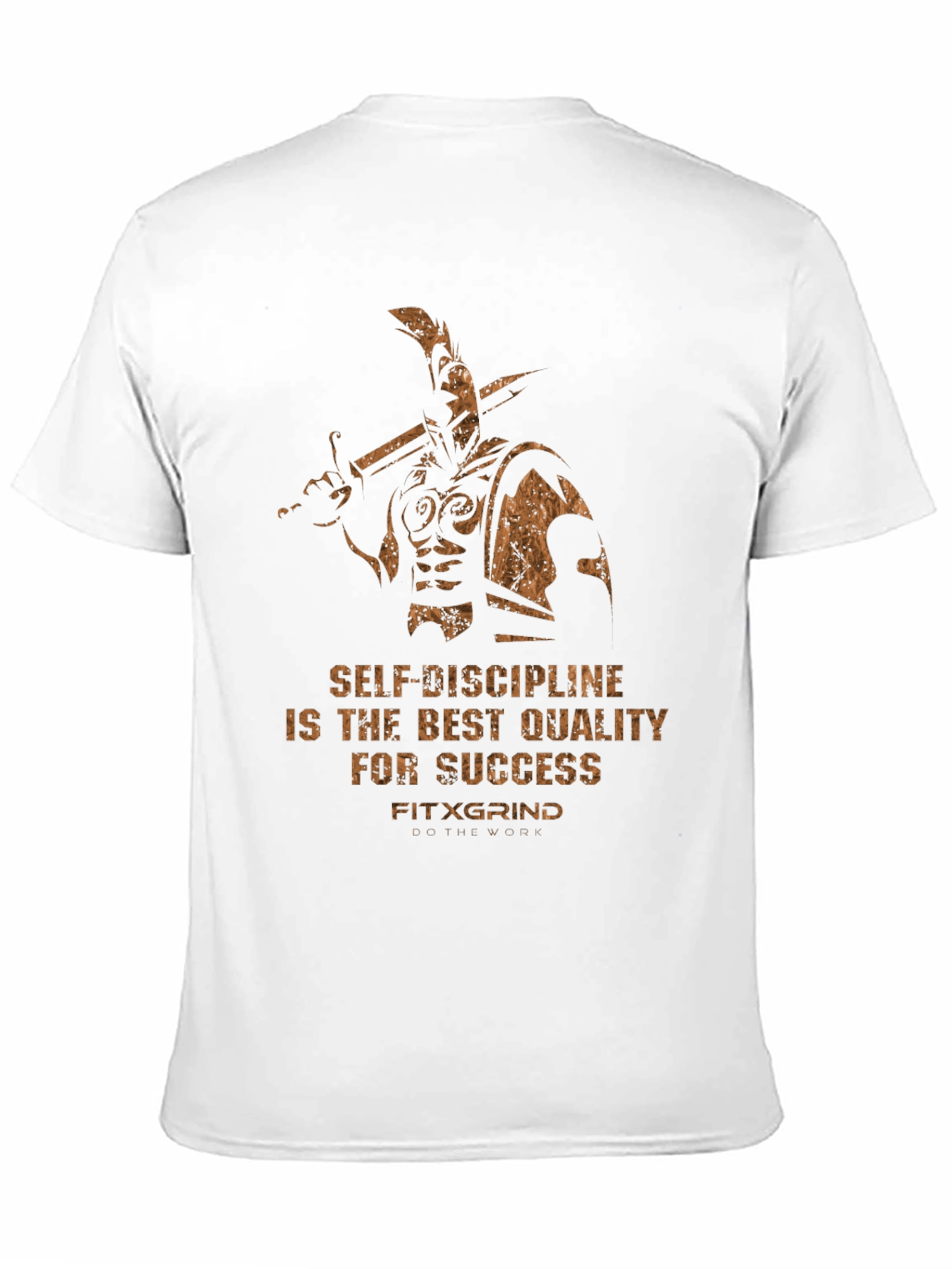 Motivational Warrior T-Shirt: Self-Discipline for Success