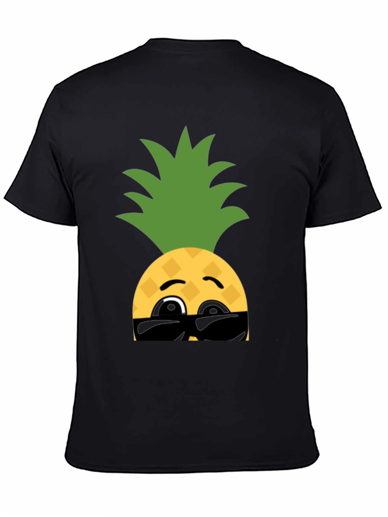 Cool Pineapple Emoji Graphic T-Shirt