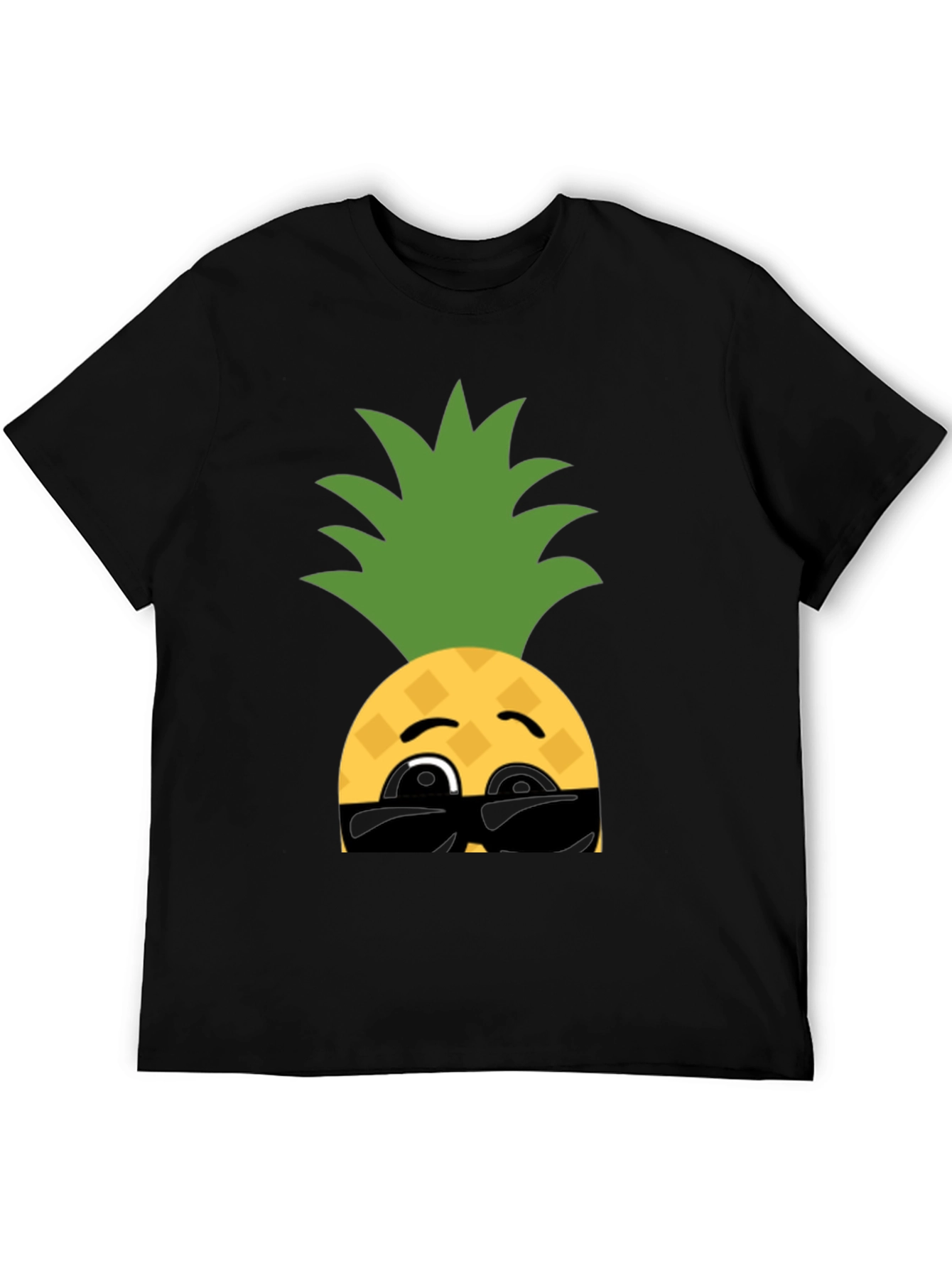 Cool Pineapple Emoji Graphic T-Shirt