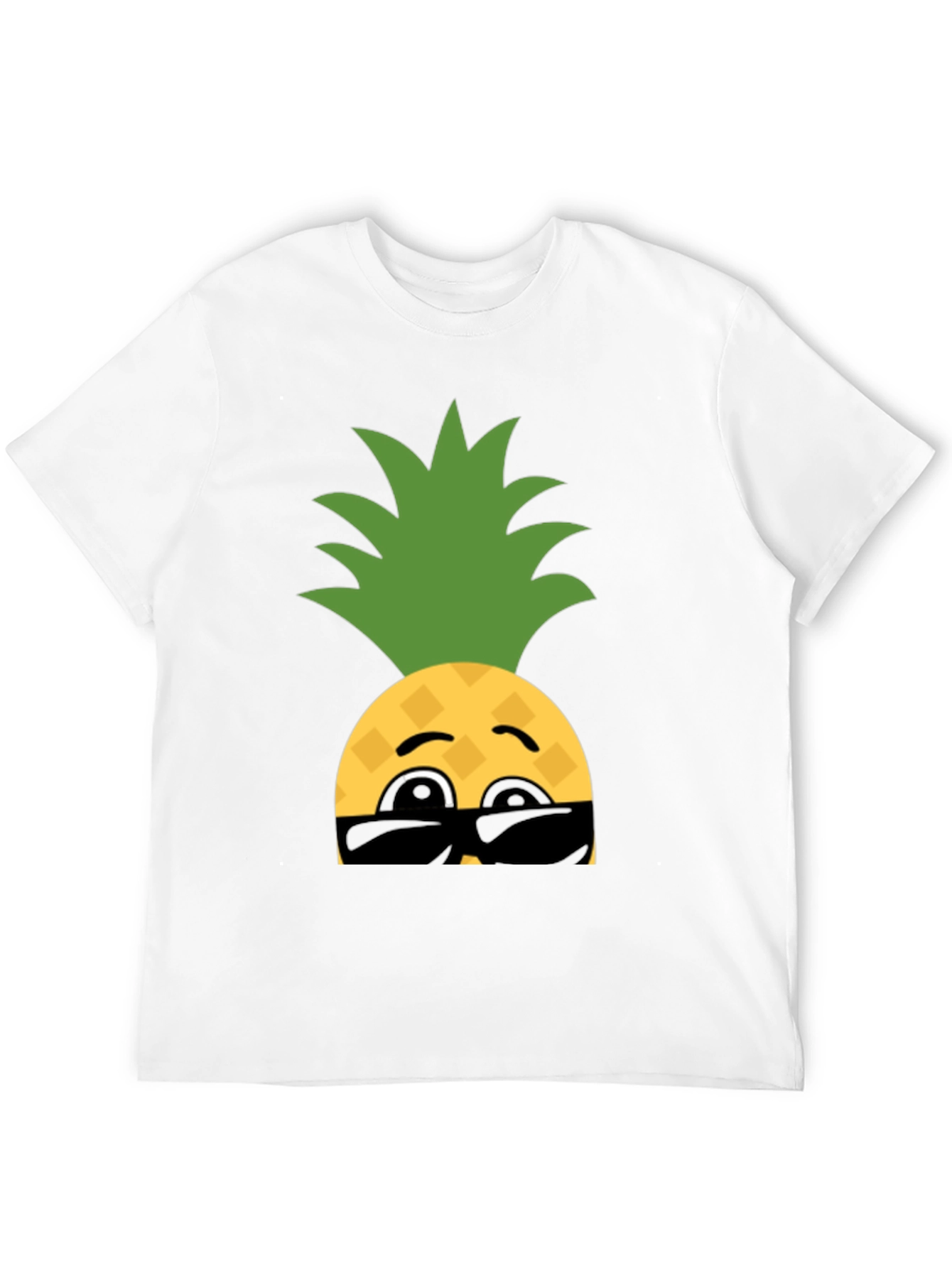 Cool Pineapple Emoji Graphic T-Shirt