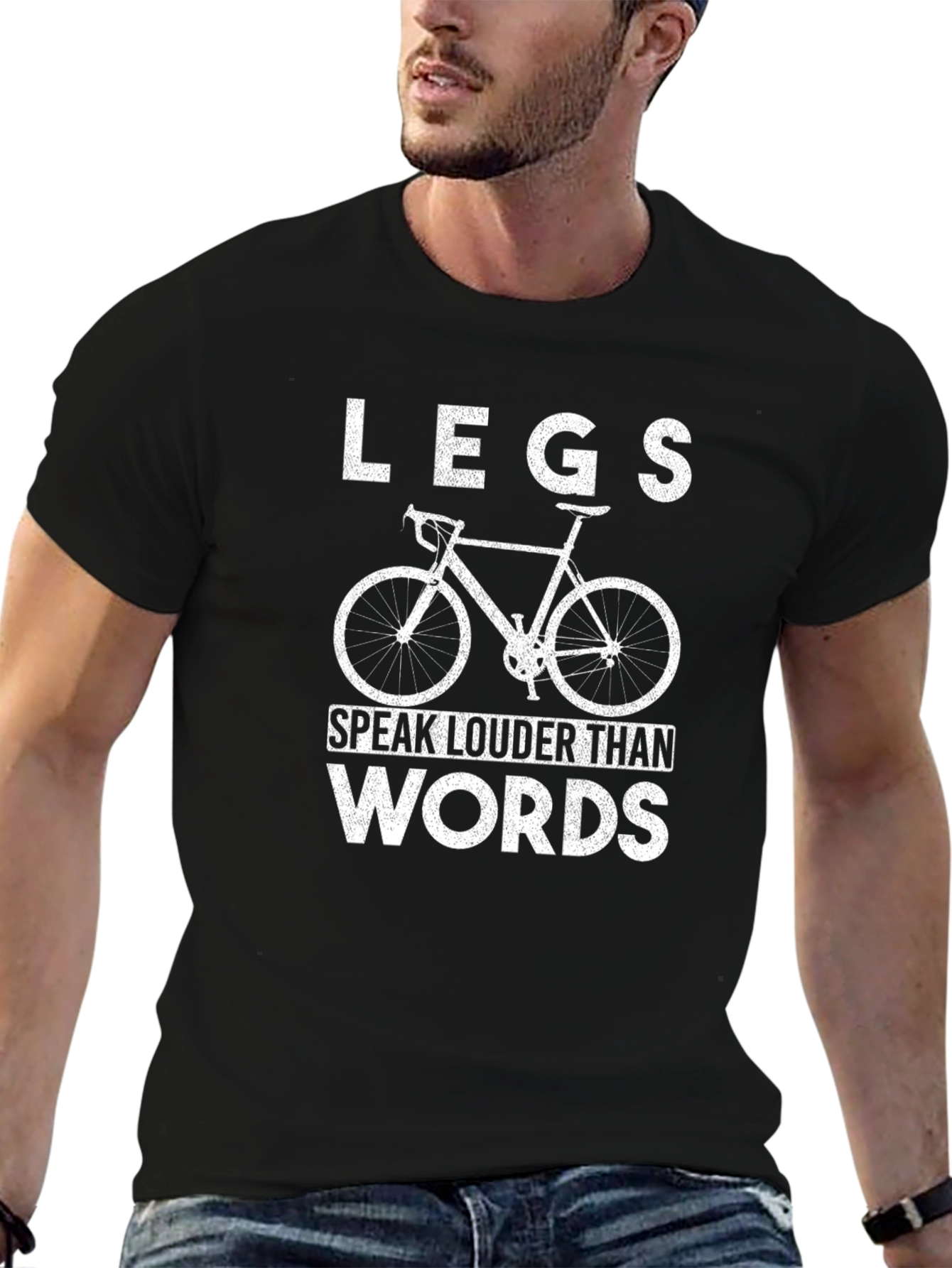 Legs Speak Louder Bike Graphic T-Shirt