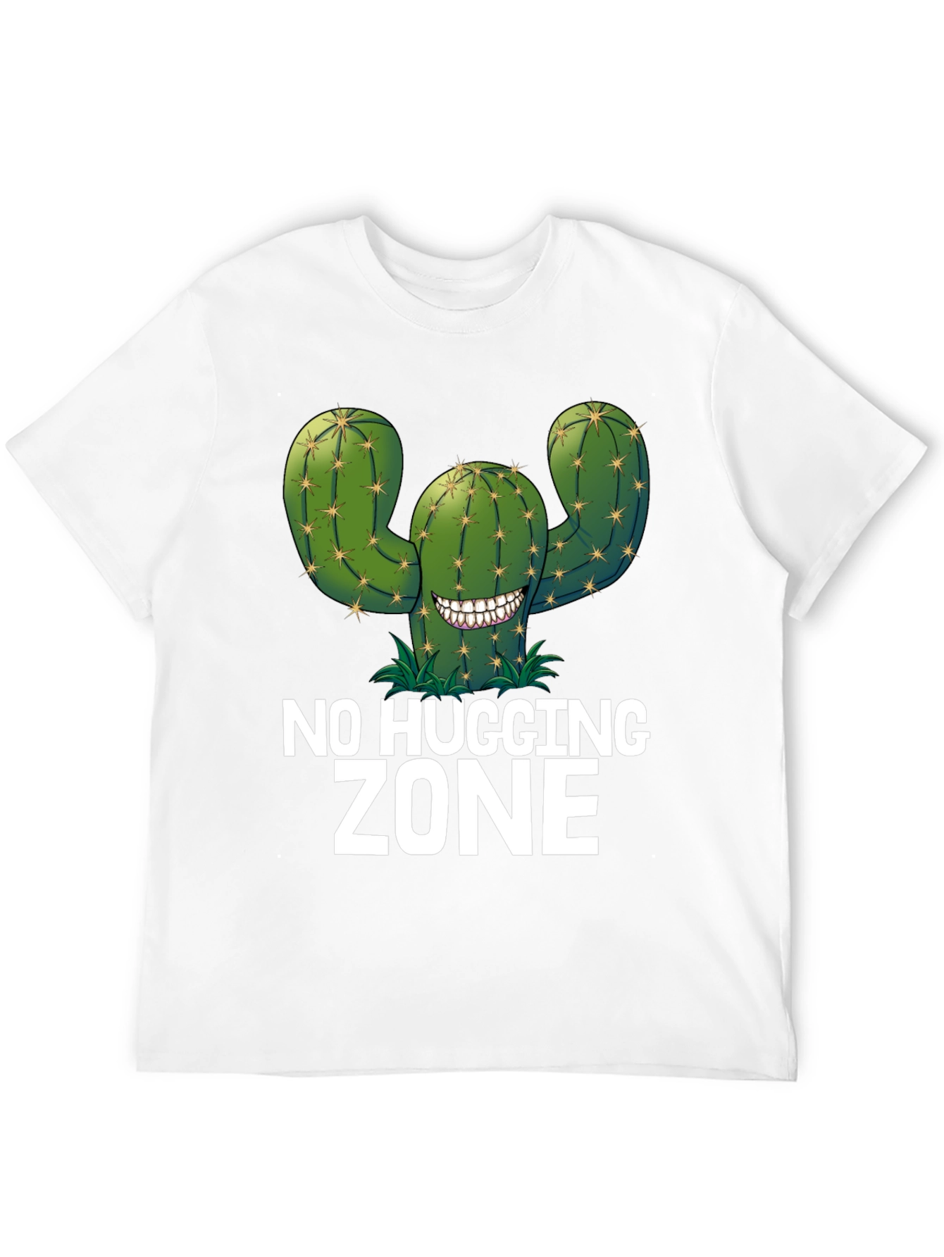 No Hugging Zone Cactus Graphic Tee