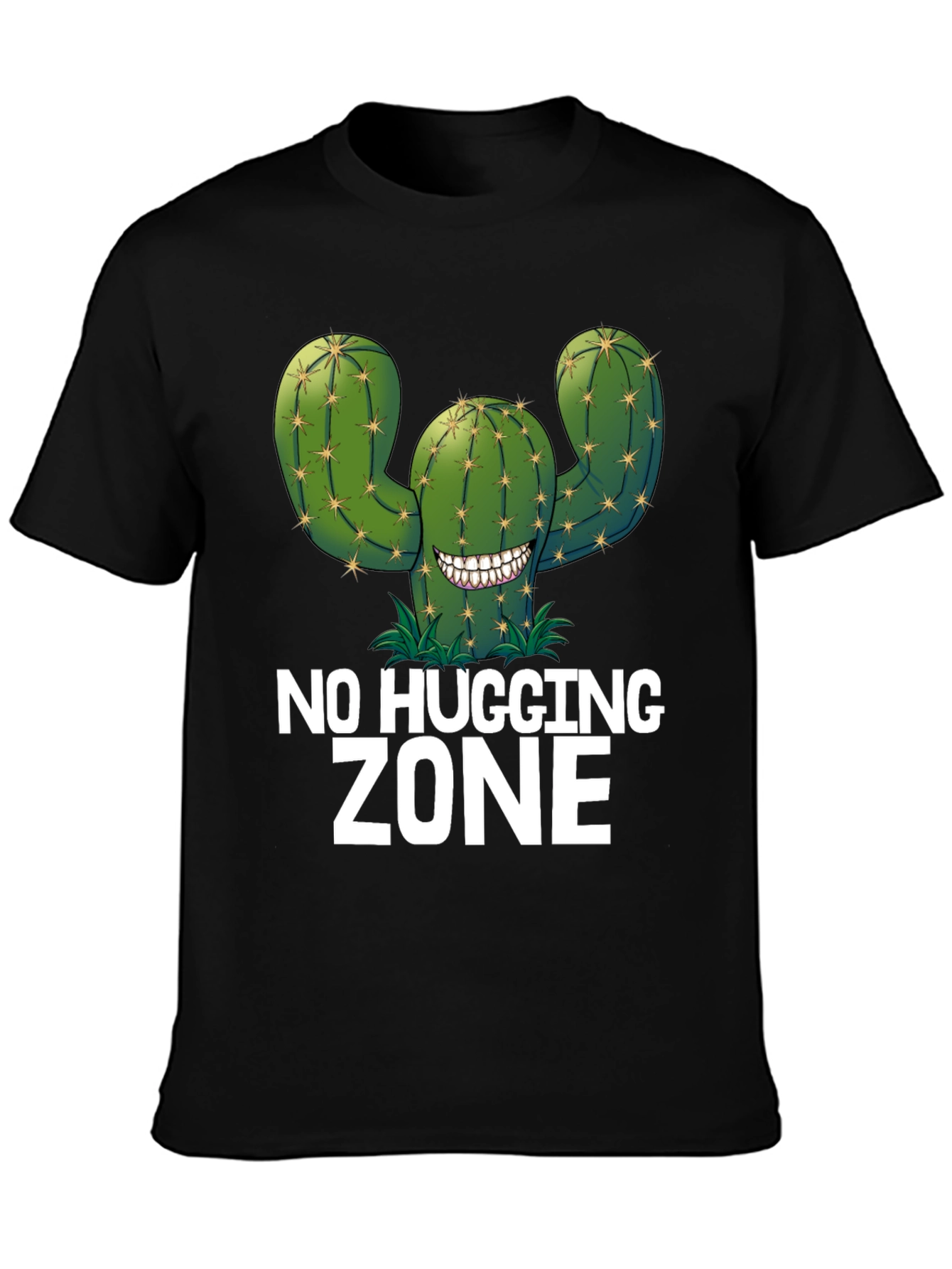 No Hugging Zone Cactus Graphic Tee