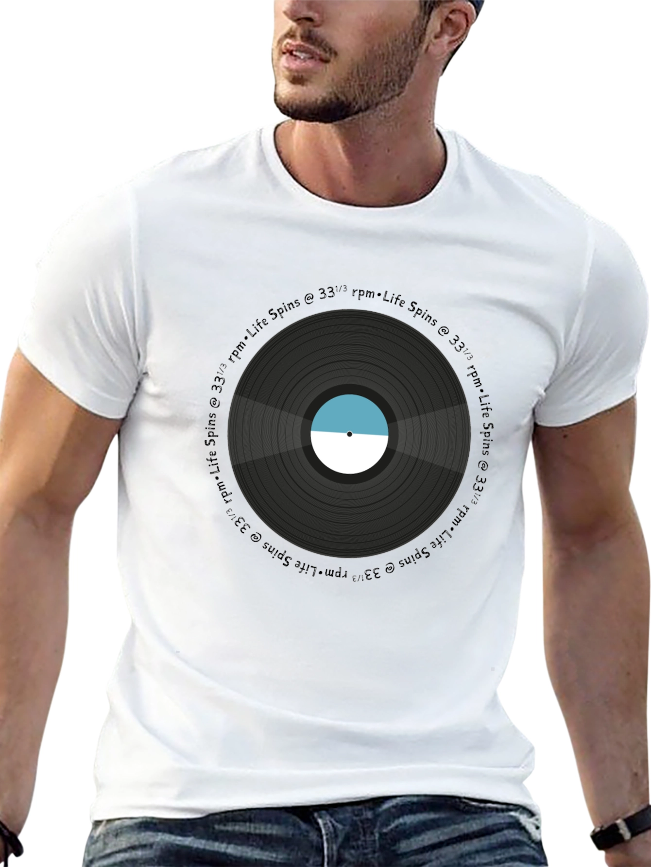 Life Spins Record T-Shirt