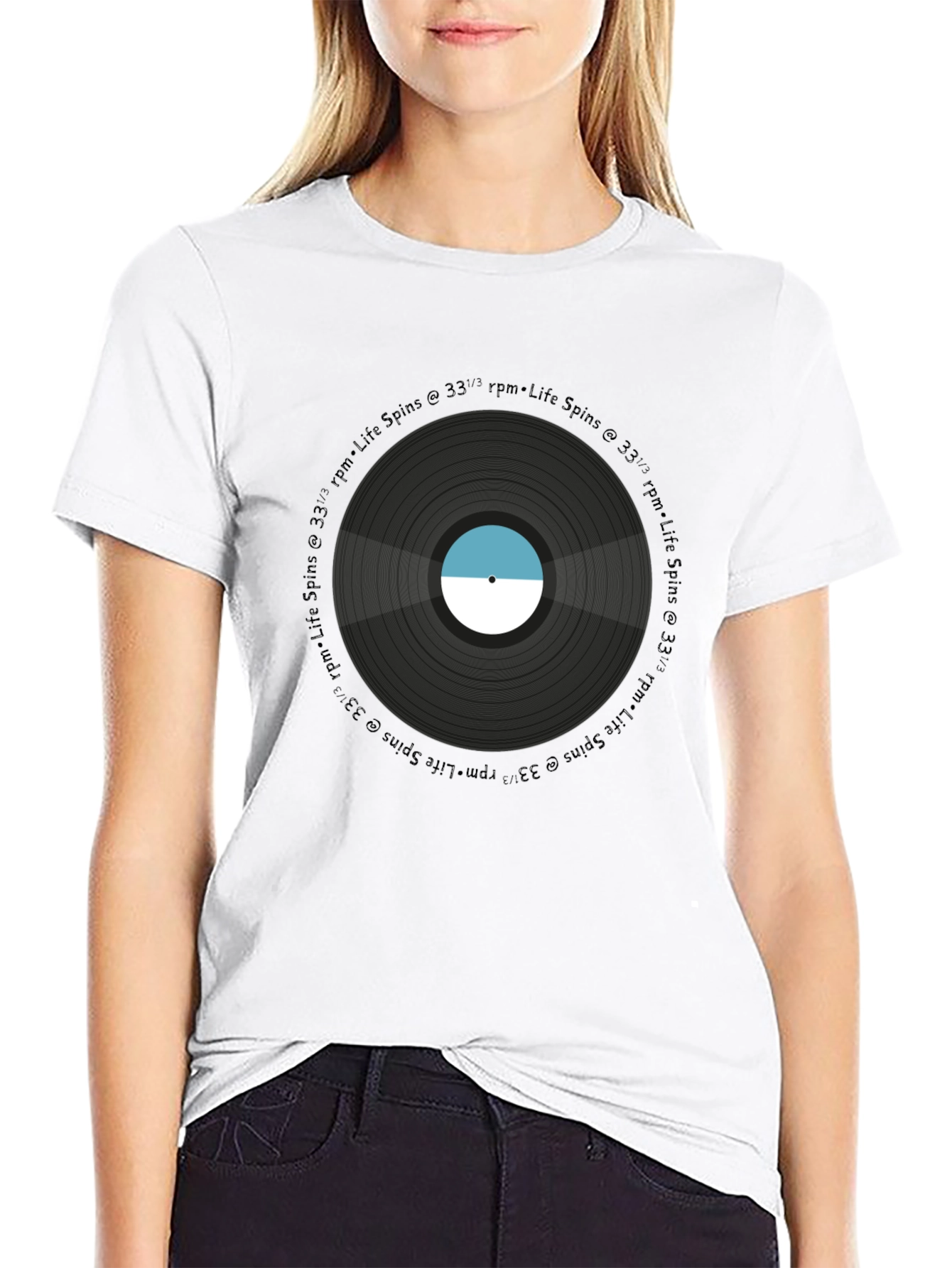 Life Spins Record T-Shirt