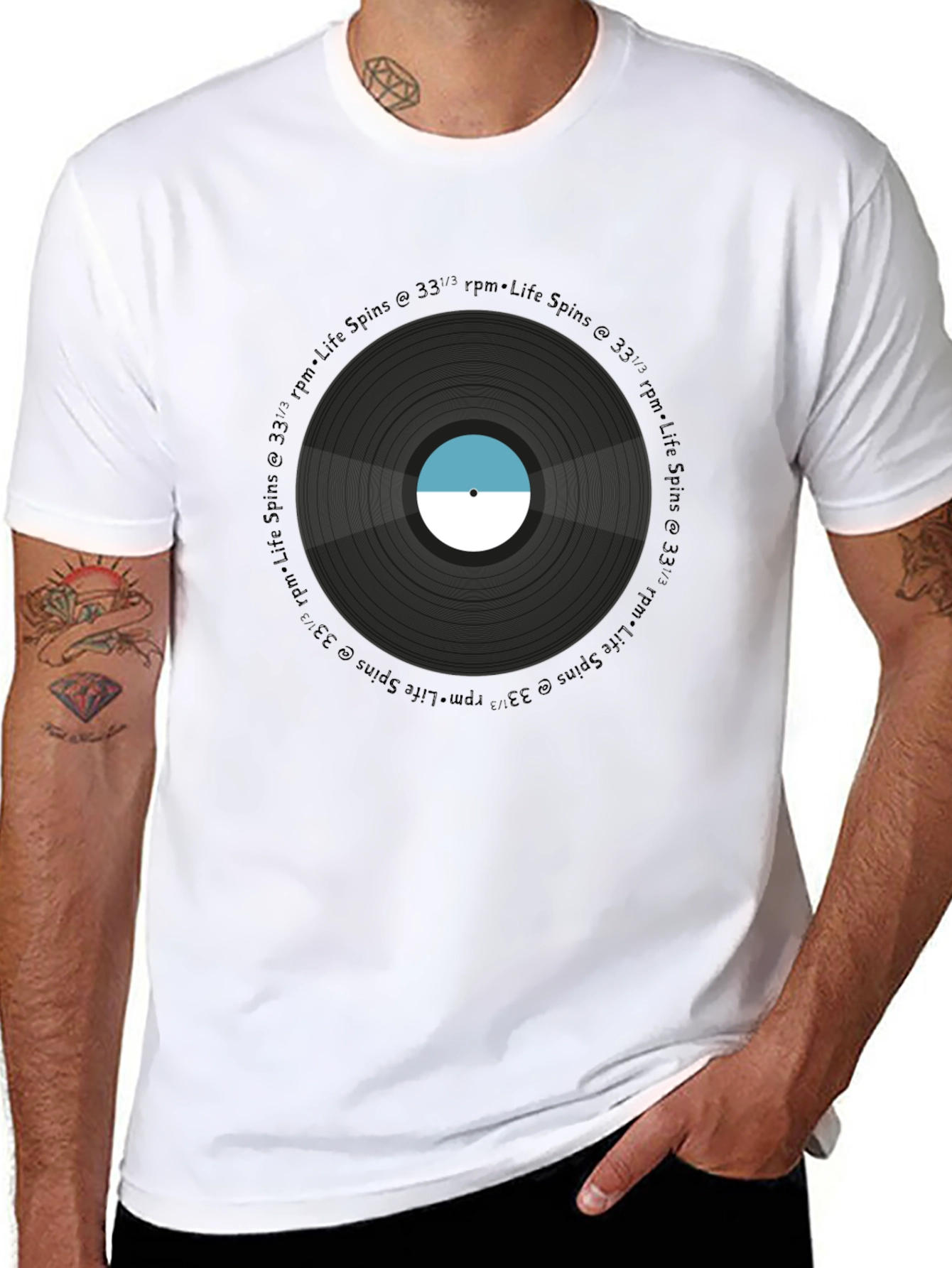 Life Spins Record T-Shirt