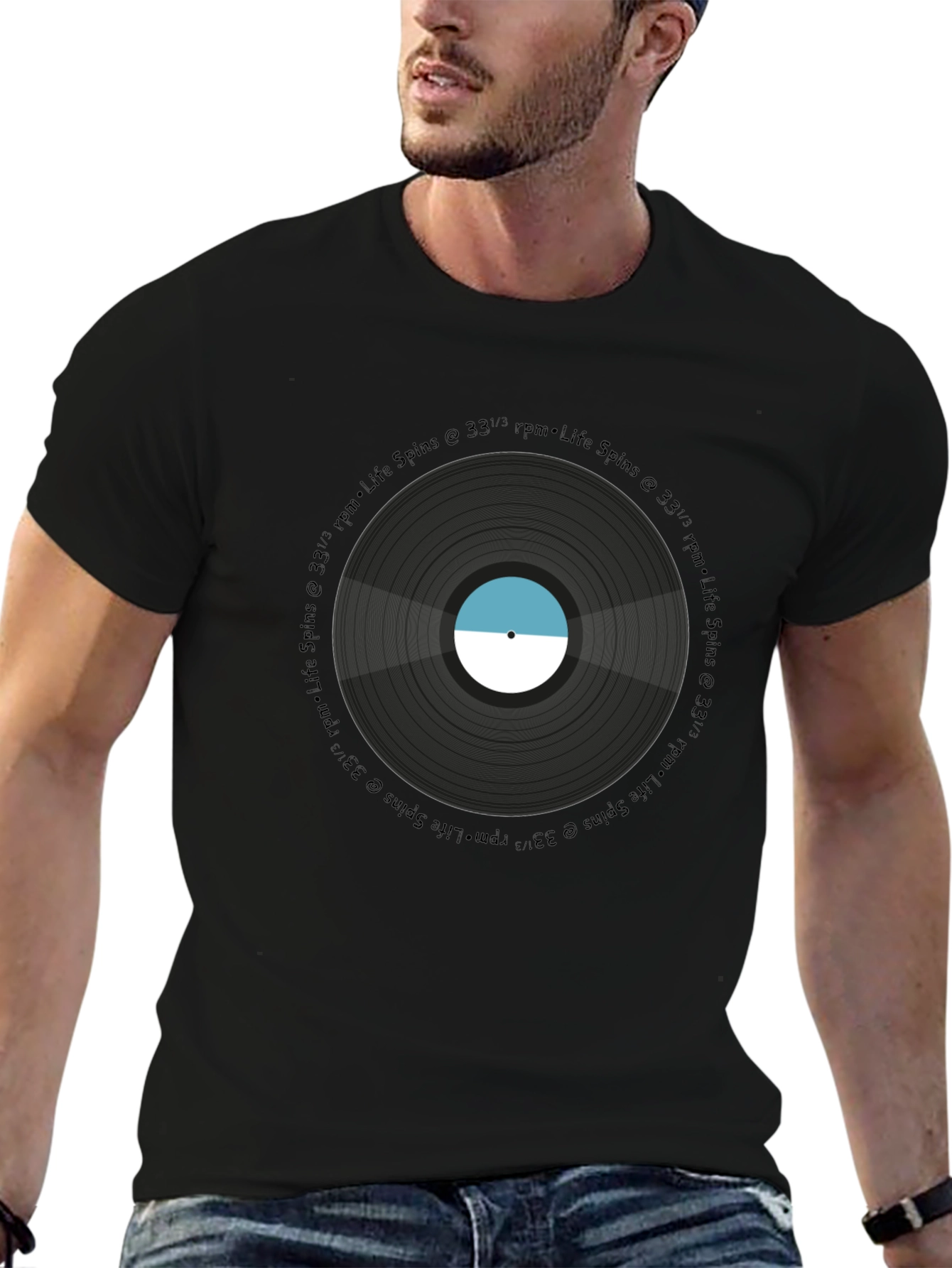 Life Spins Record T-Shirt